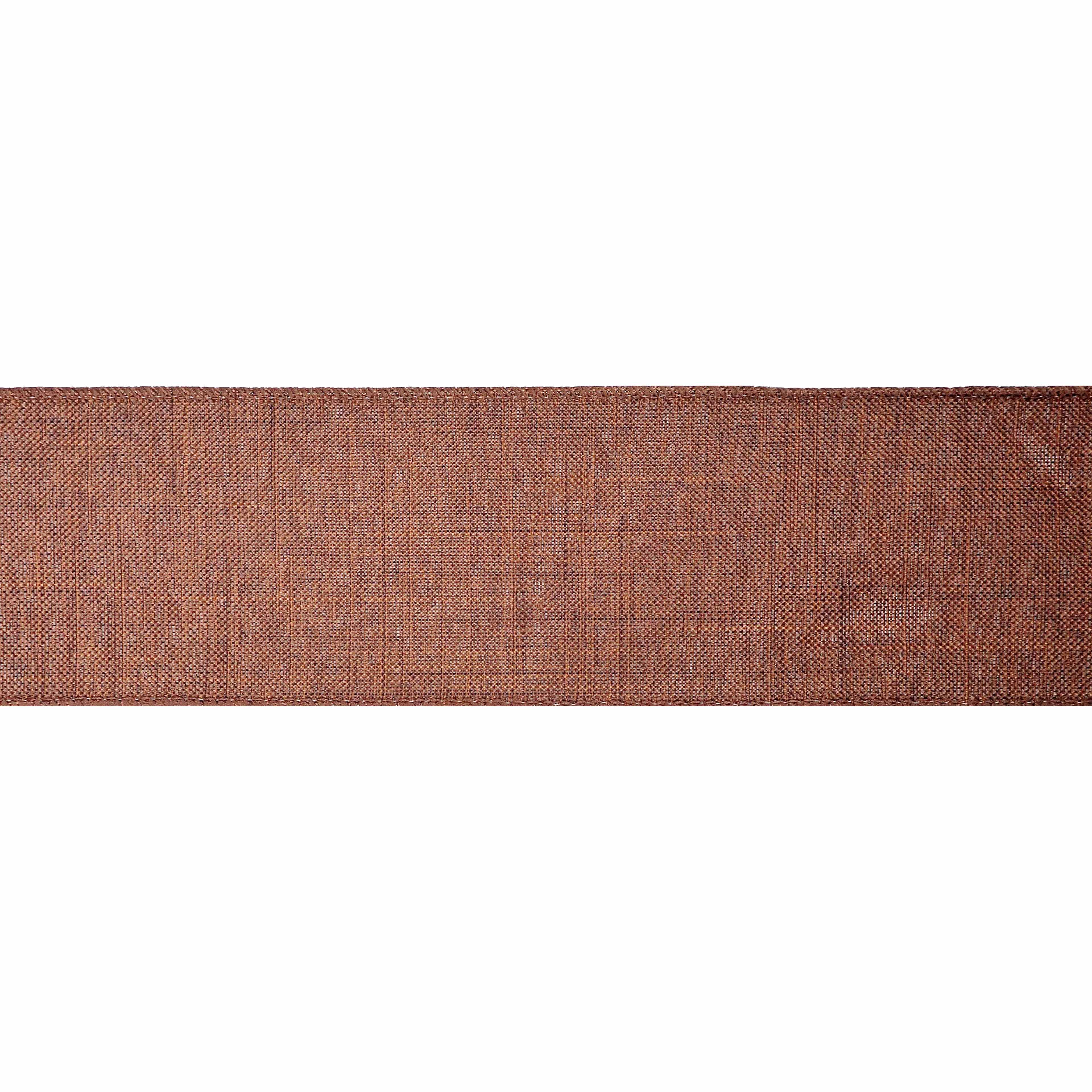 12 Pack: 2.5" x 25ft. Faux Linen Wired Ribbon by Celebrate It™ Décor