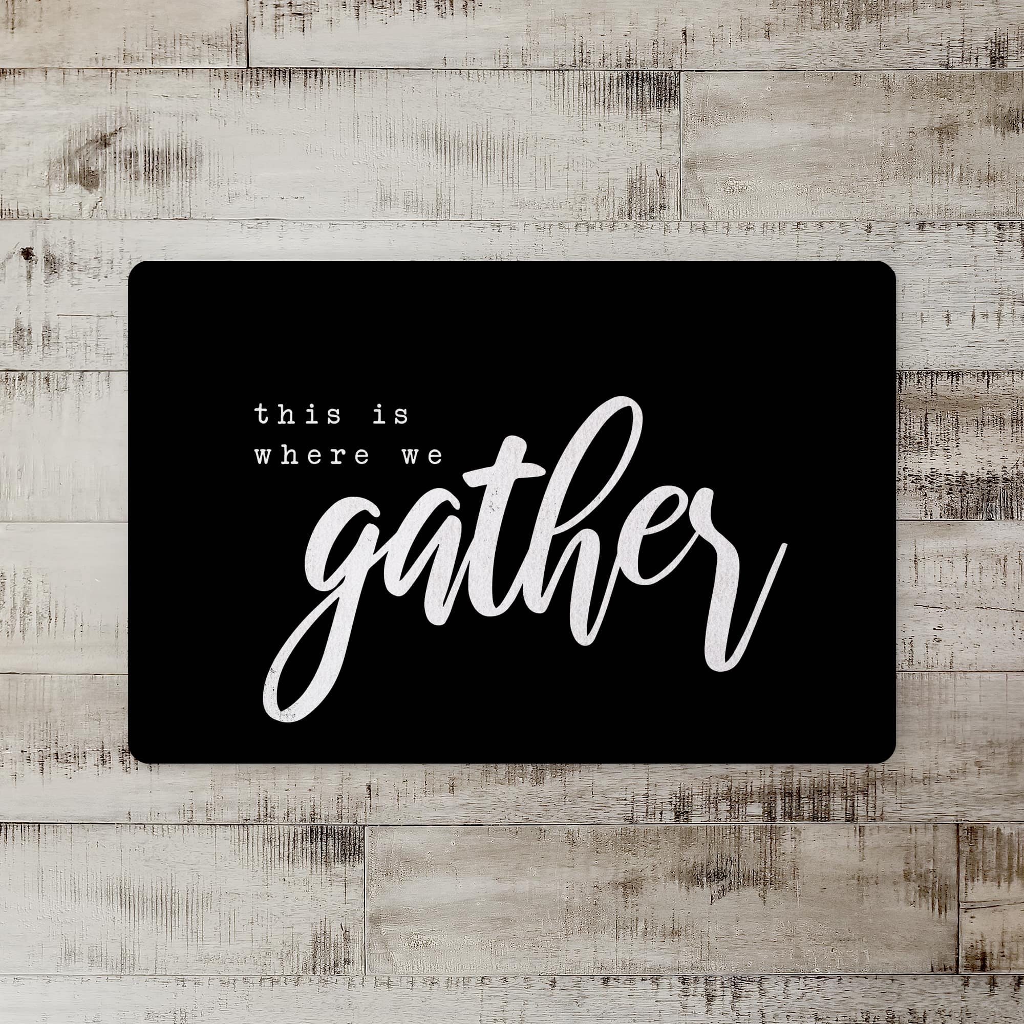 Where We Gather 18" x 27" Floor Mat