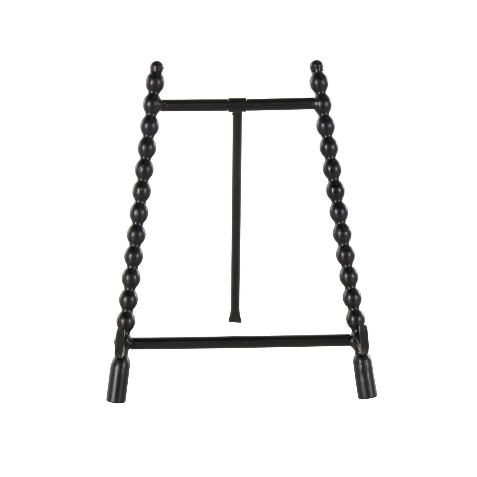 9" x 11" Black Metal Abstract Wide Display Easel