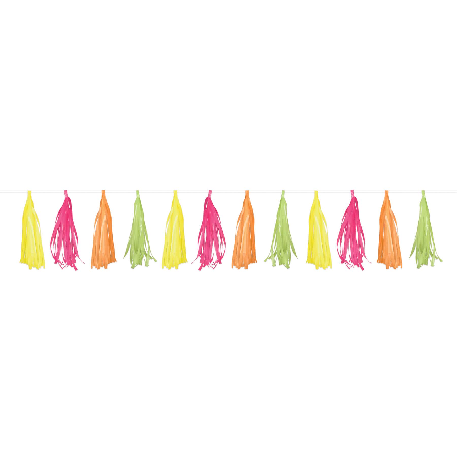 Beistle 8ft. Plastic Tassel Garlands, 2ct.