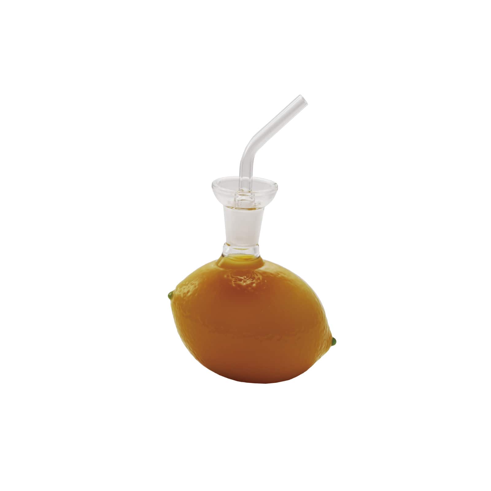 Hello Honey® 4-Ounce Glass Lemon Shaped Oil Cruet with Stopper, Yellow