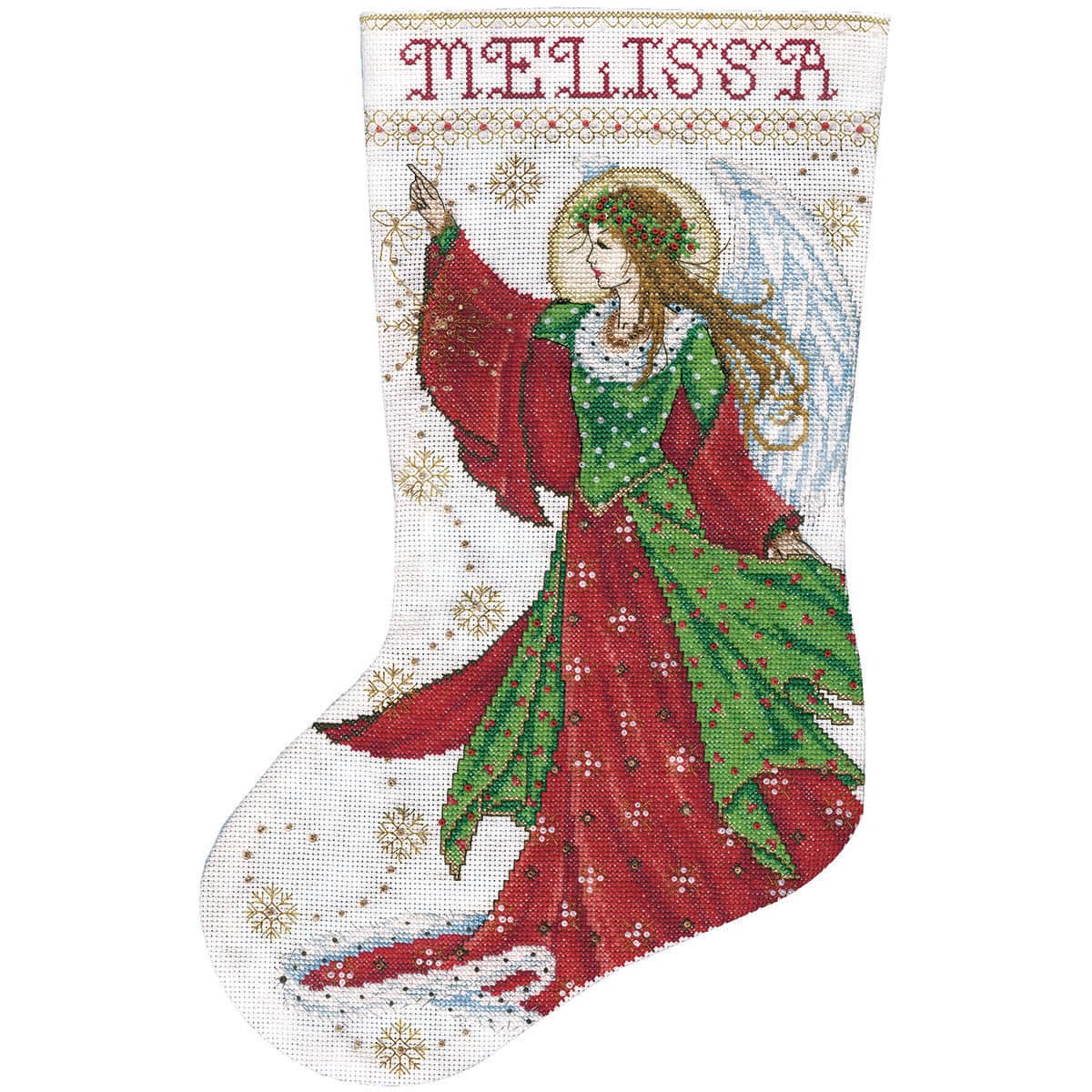 Design Works Angel of Joy Counted Cross Stitch Stocking Kit
