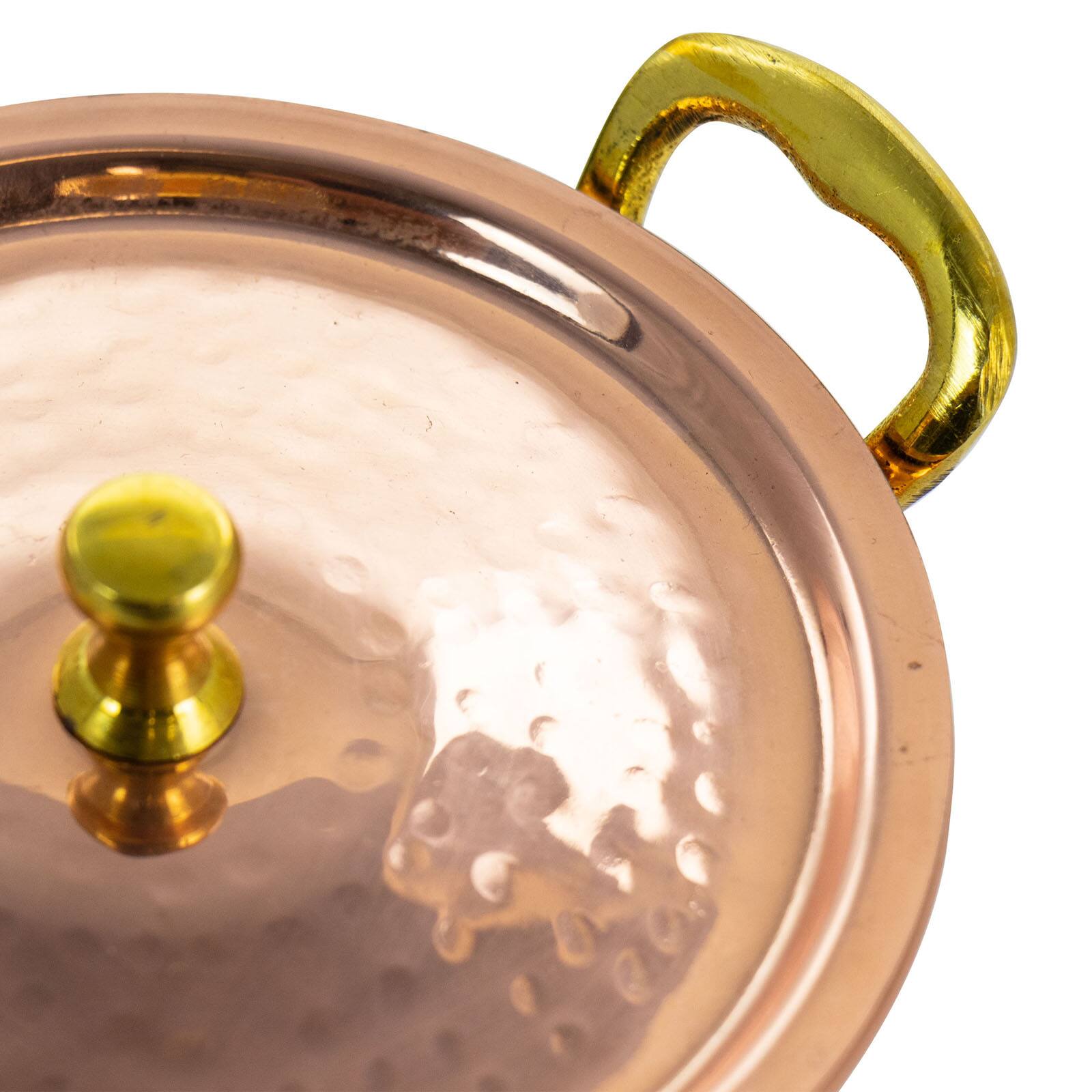 Gibson Home® Rembrandt 15oz. Copper Stainless Steel Mini Casserole with Lid