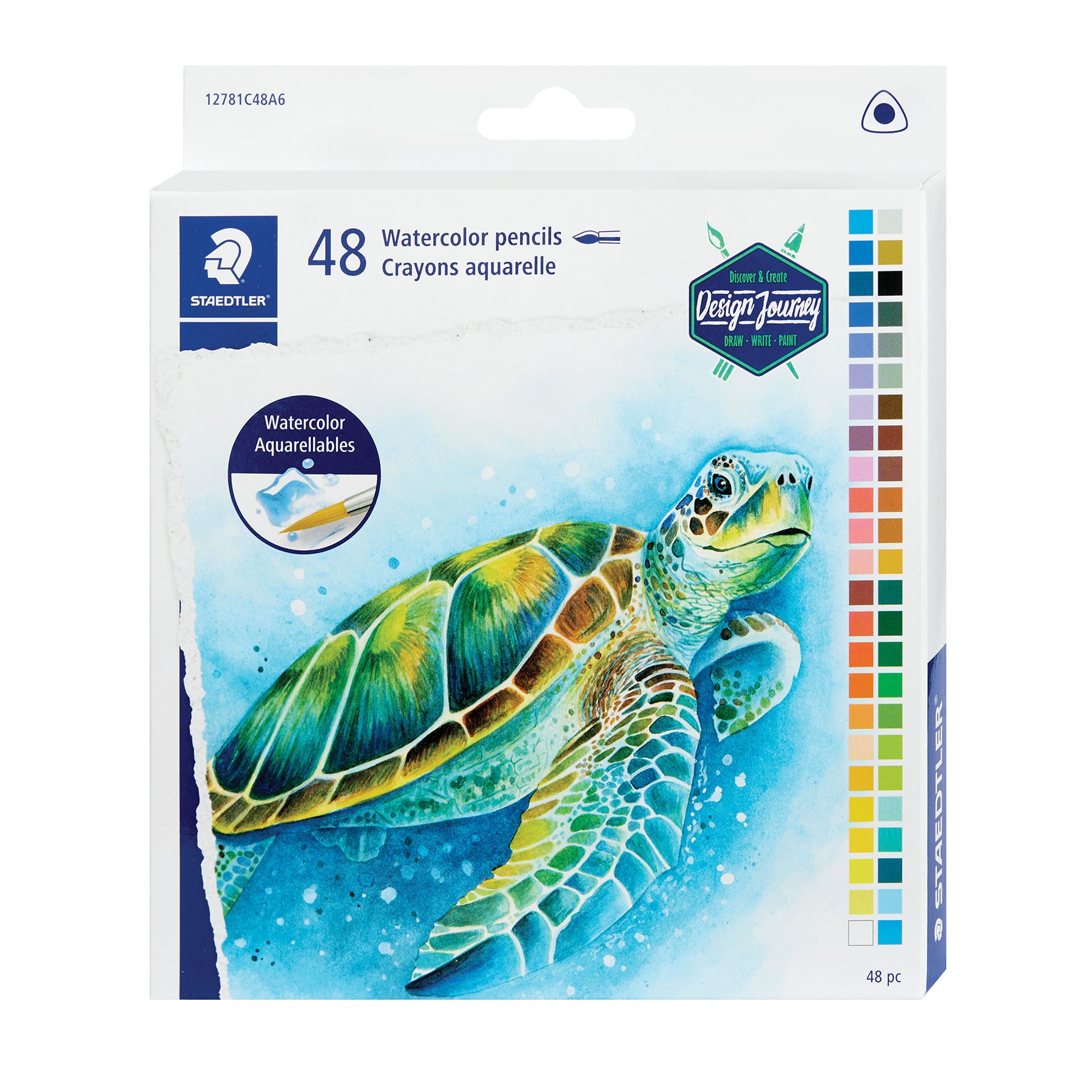 STAEDTLER® Triangular Watercolor Pencil Set