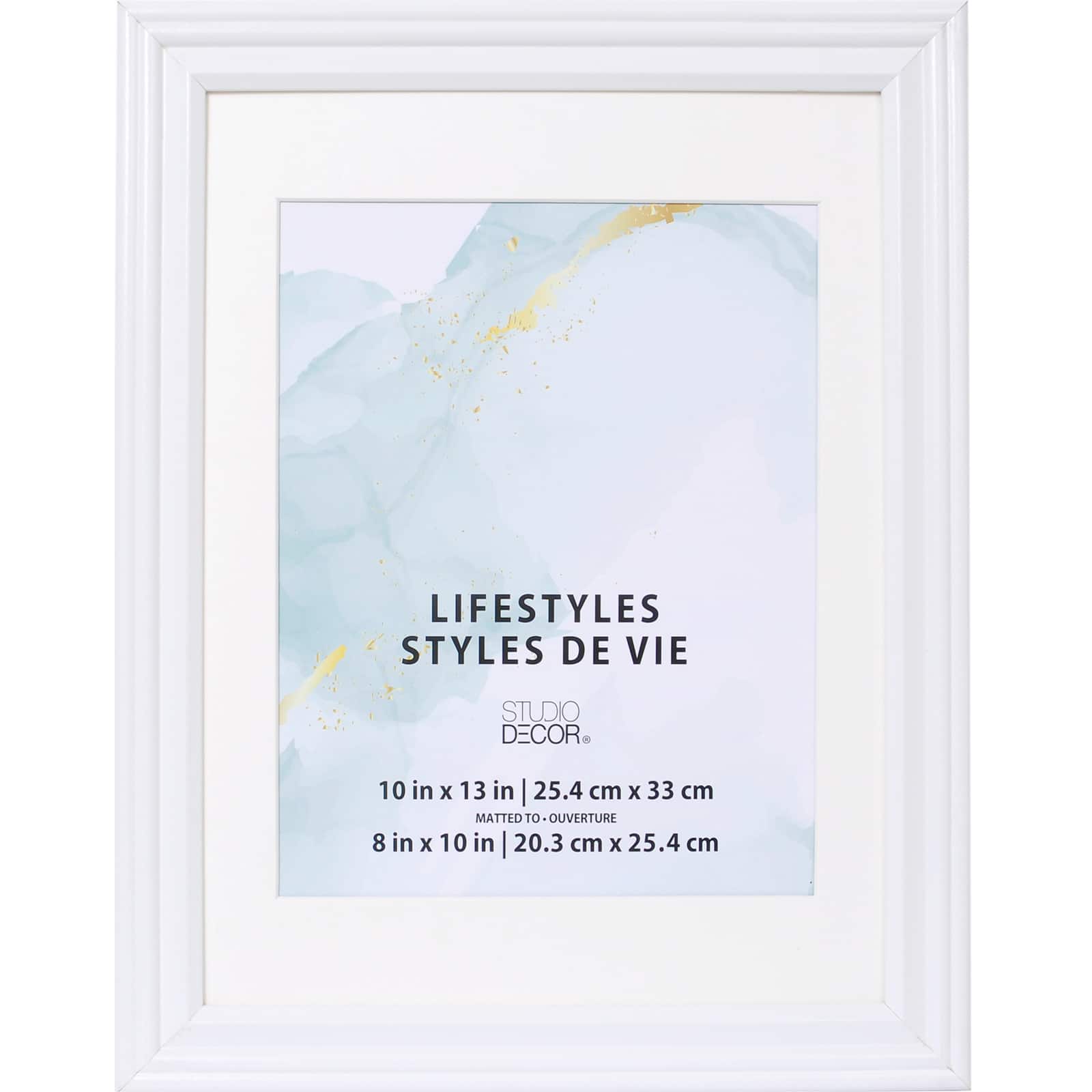 Lifestyles™ White Frame With Mat by Studio Décor