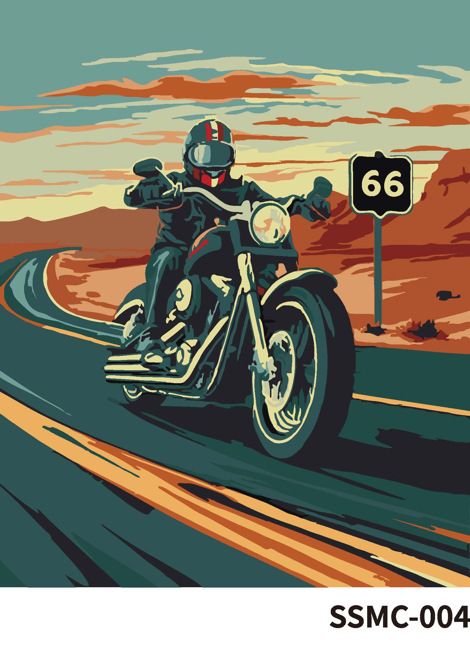 8" x 10" Route 66 Paint-by-Number by Artist Loft®