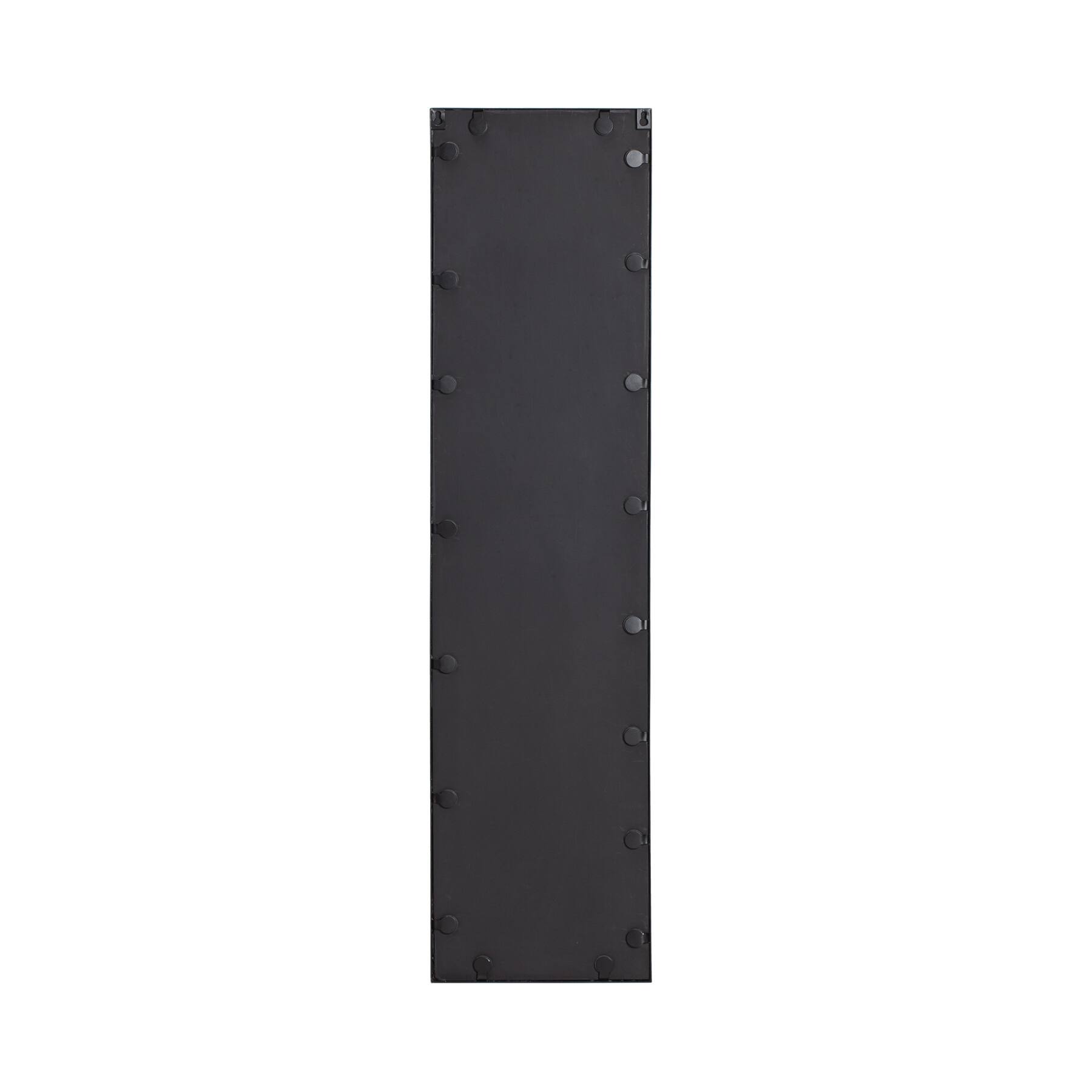 Habitat Trina 48" Black Rectangular Wall Mirror