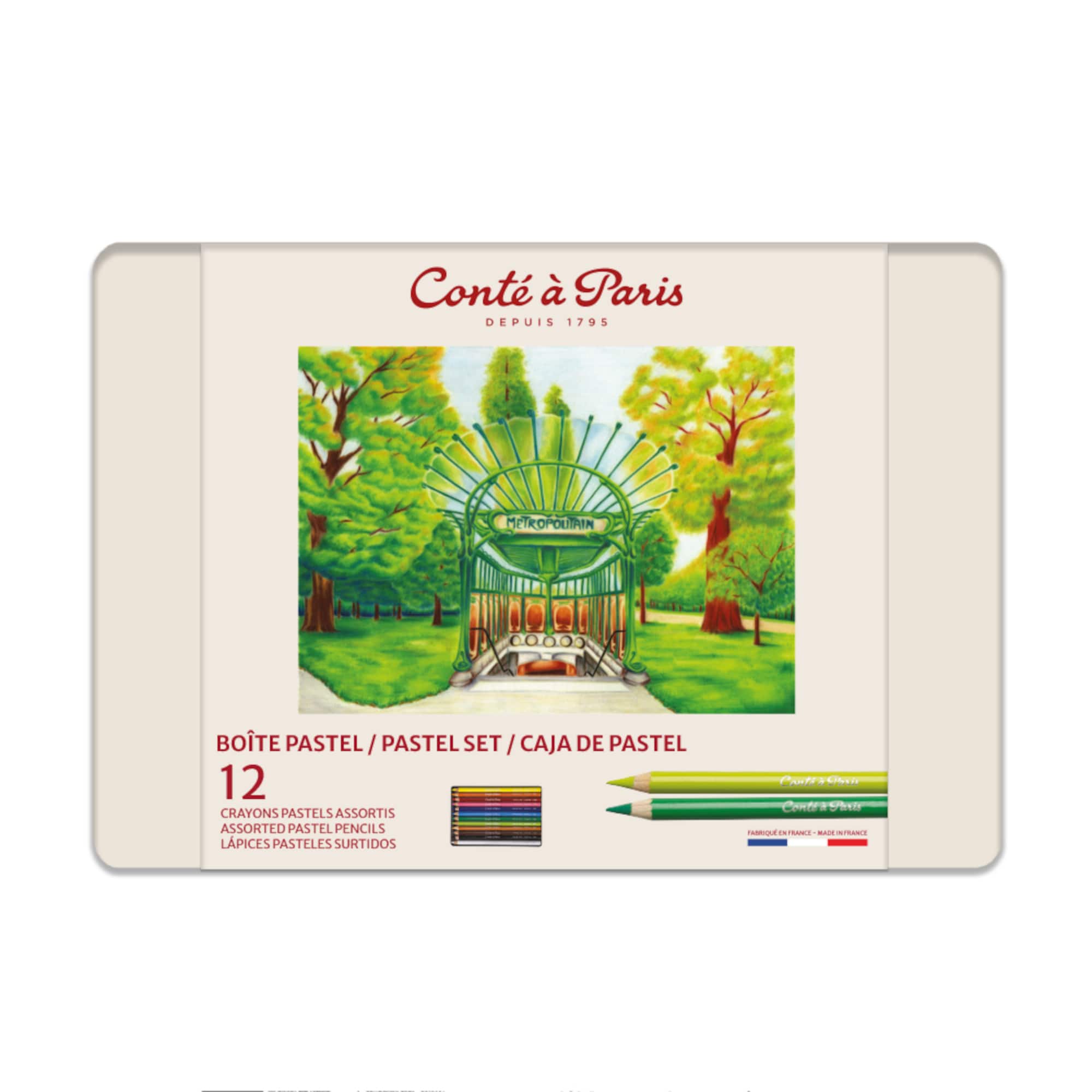 Conté à Paris™ Assorted Pastel Pencils, 12ct.