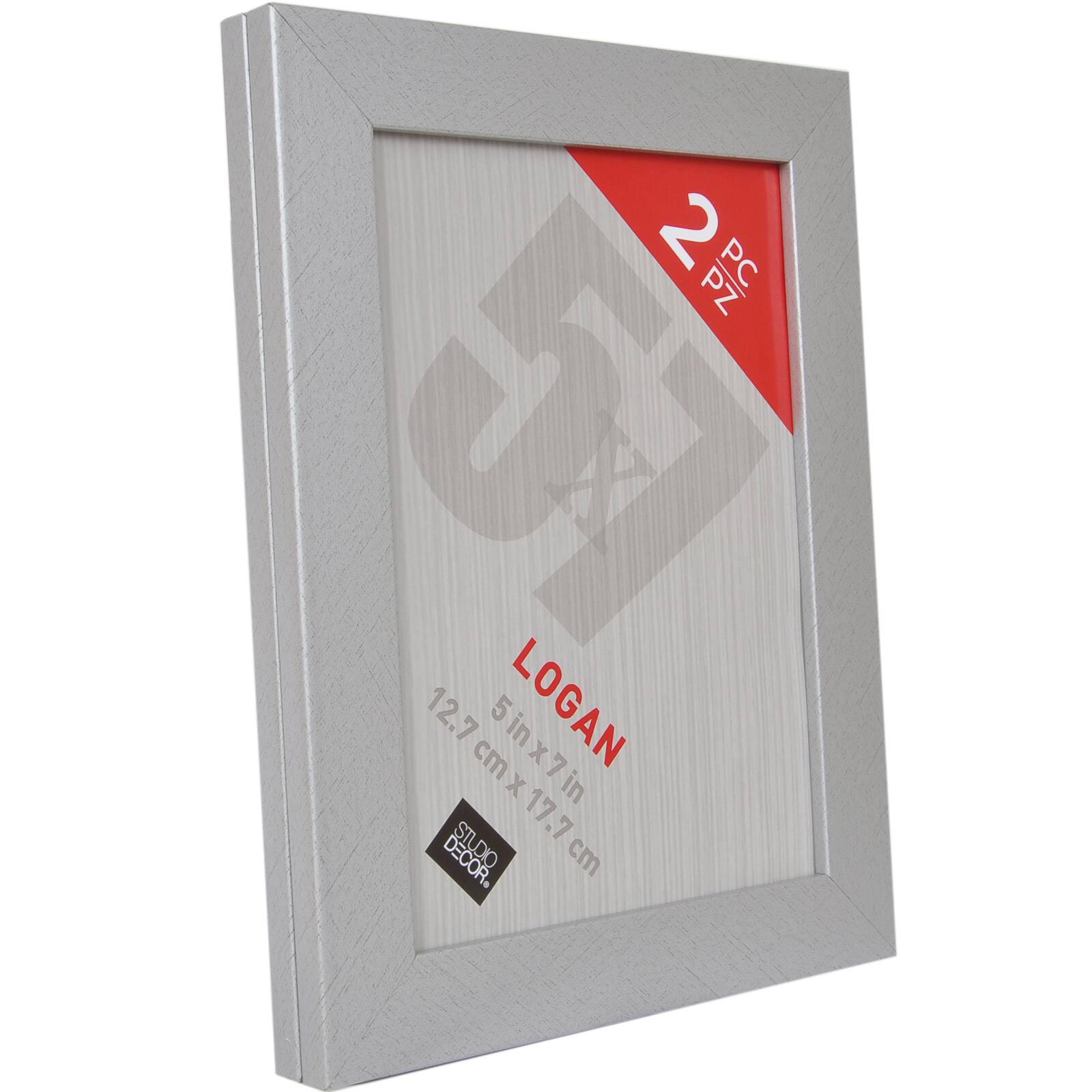 12 Packs: 2 ct. (24 total) Silver Tabletop Frames, Logan by Studio Décor®