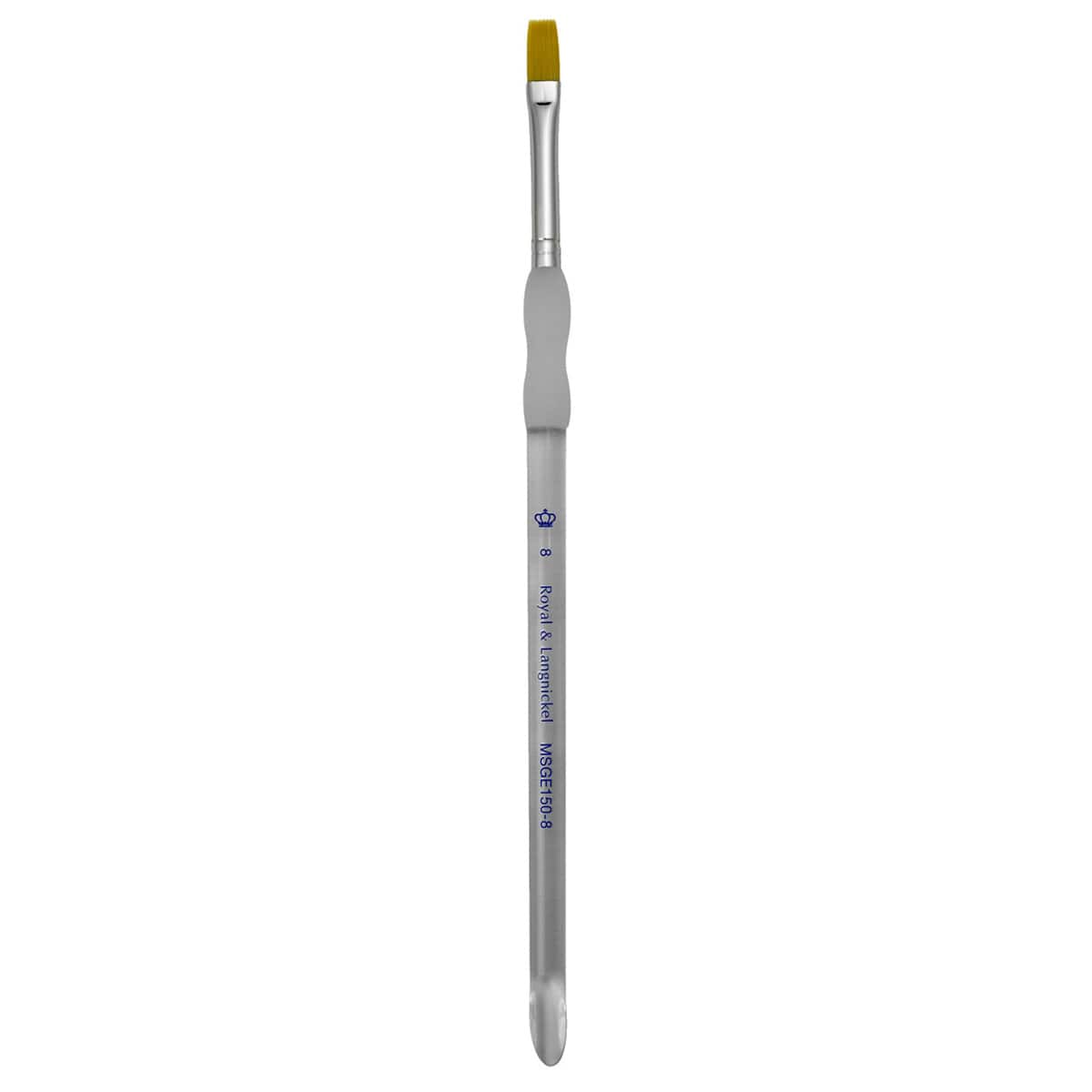 12 Pack: Royal & Langnickel® Soft-Grip™ Golden Taklon Short Handle Shader Brush