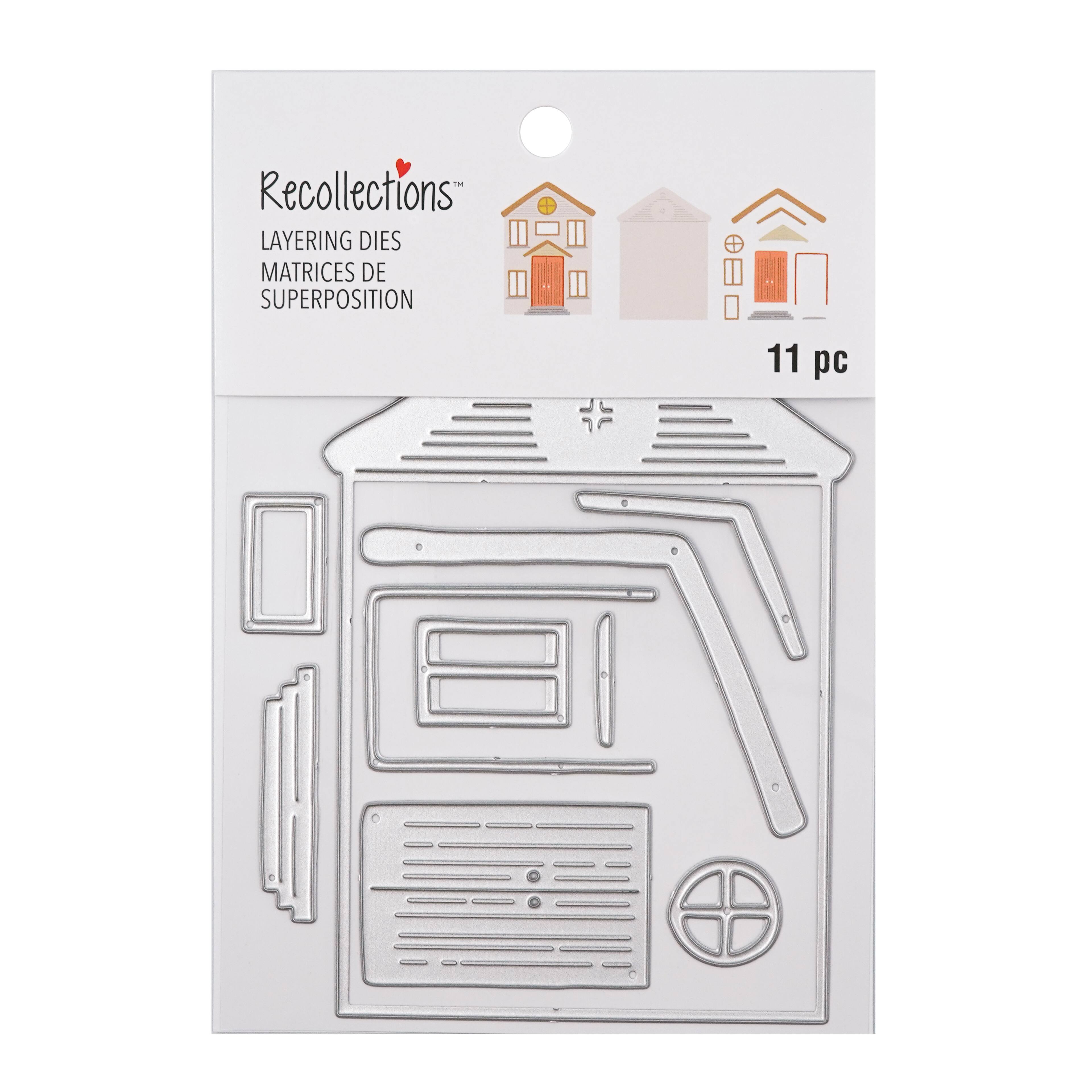 6 Pack: House Layering Die Set by Recollections™