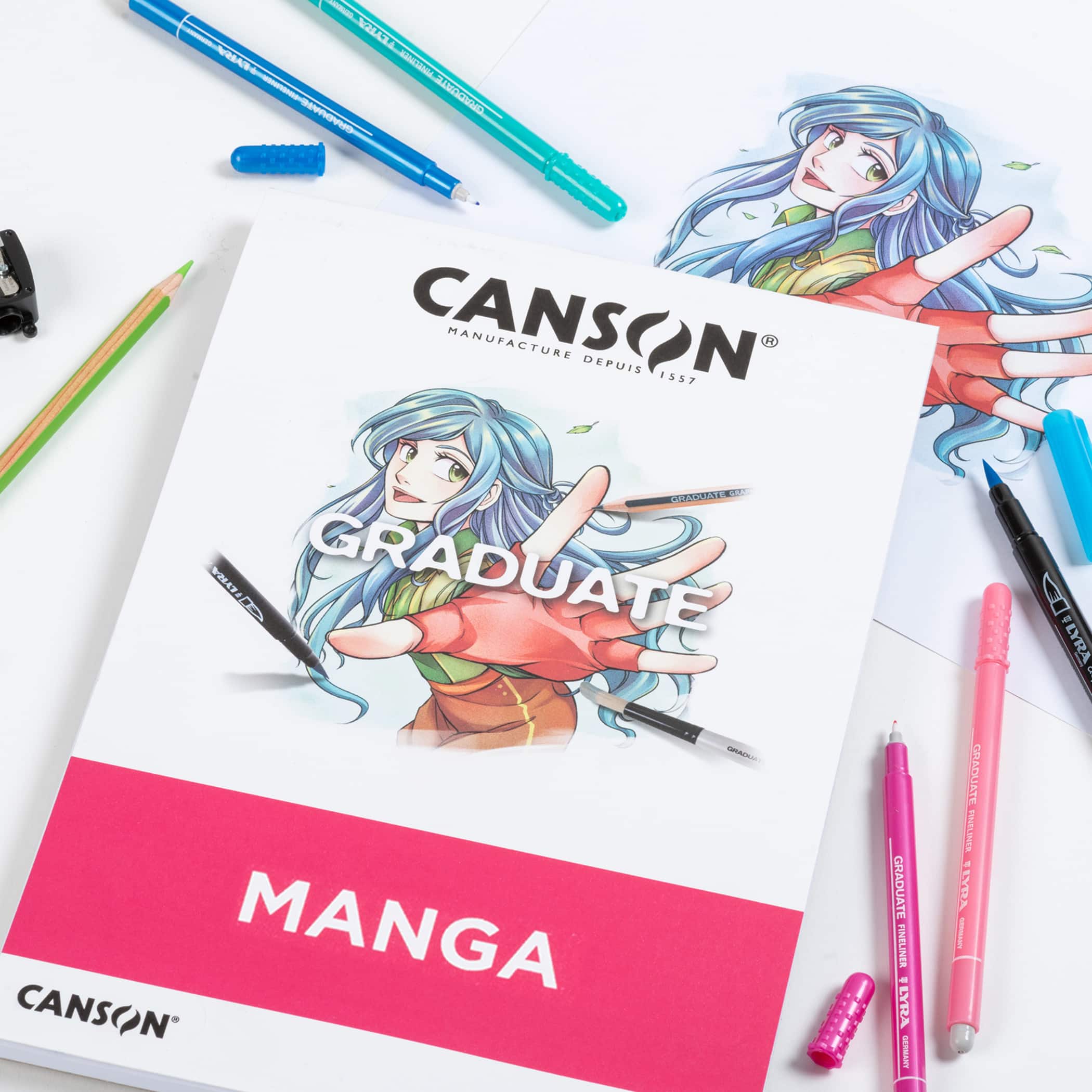 Canson® 11" x 12" Graduate Manga Pad, 20 Sheets