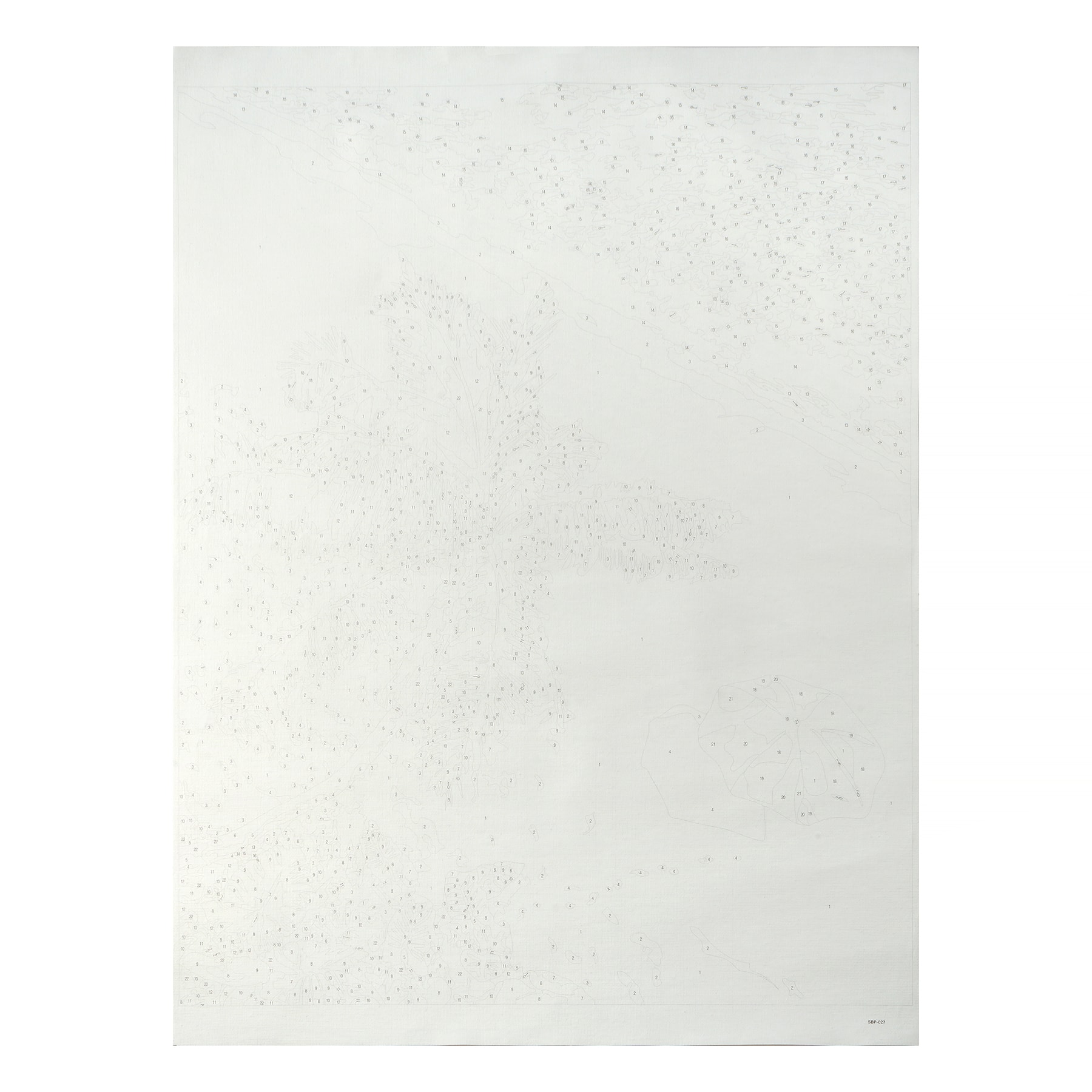 16" x 20" Beach Umbrella Paint-by-Number Kit with Wood Display Hanger by Artist's Loft®