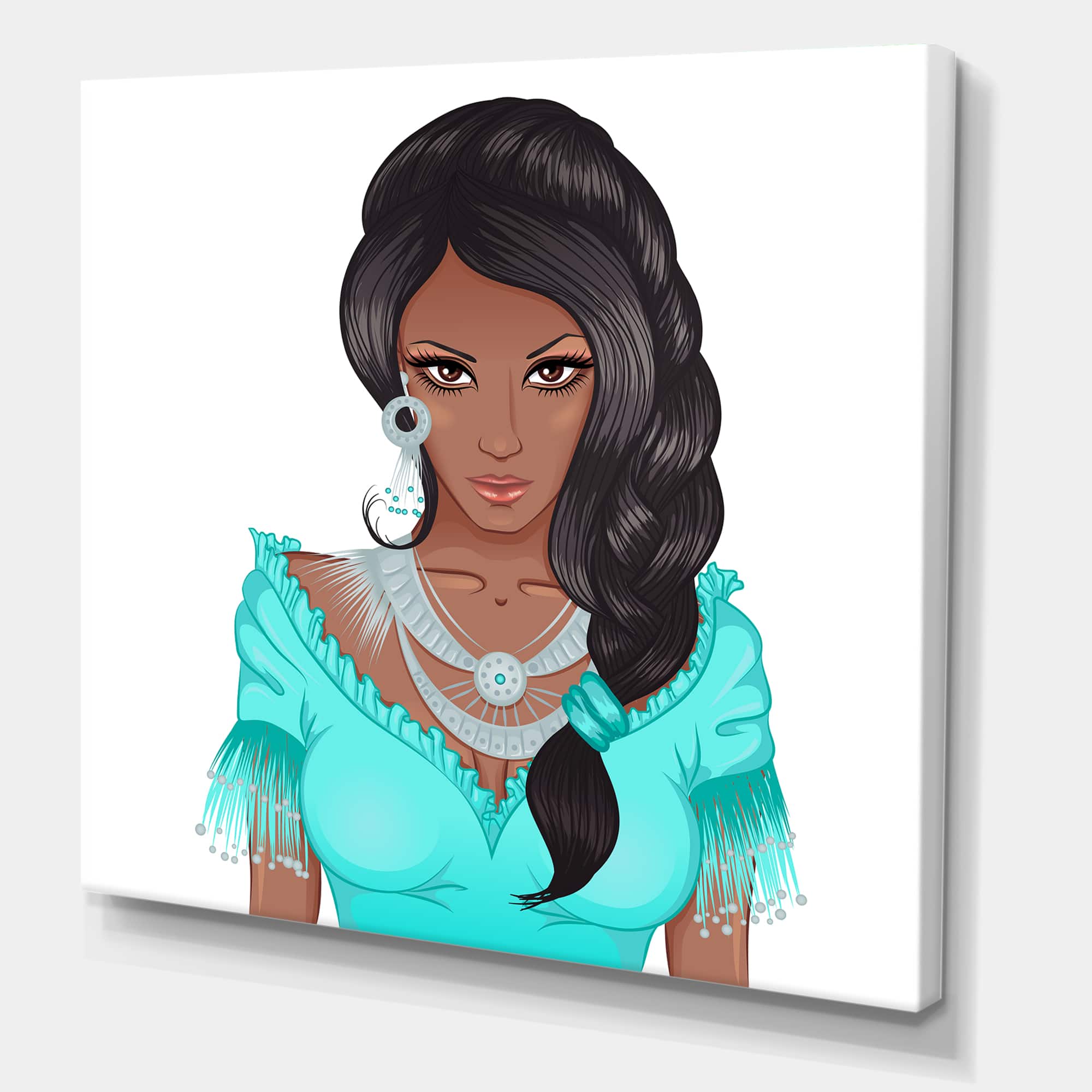 Designart - Portrait Of African American Woman XVI