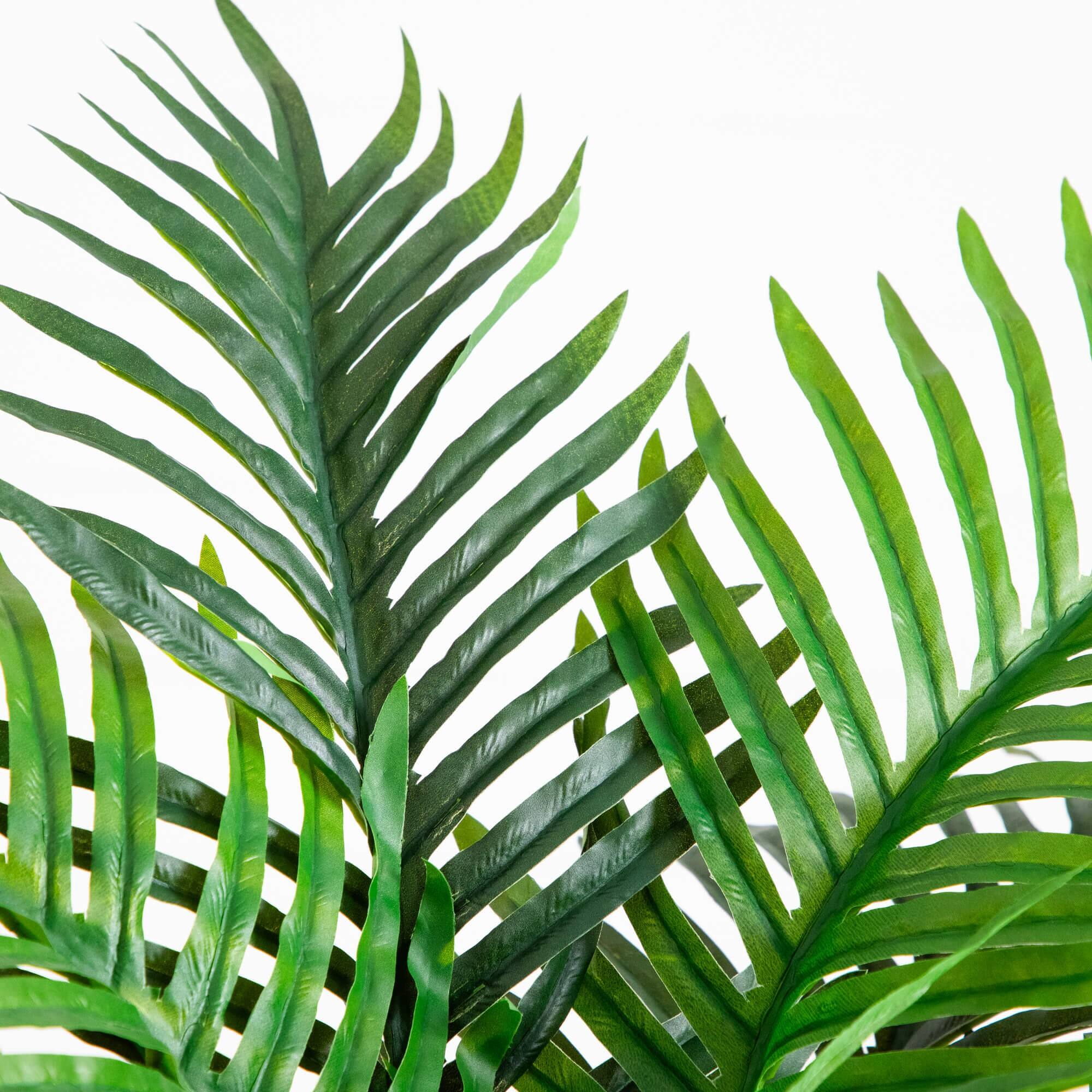 4ft. UV Resistant Artificial Double Robellini Palm Tree (Indoor/Outdoor)