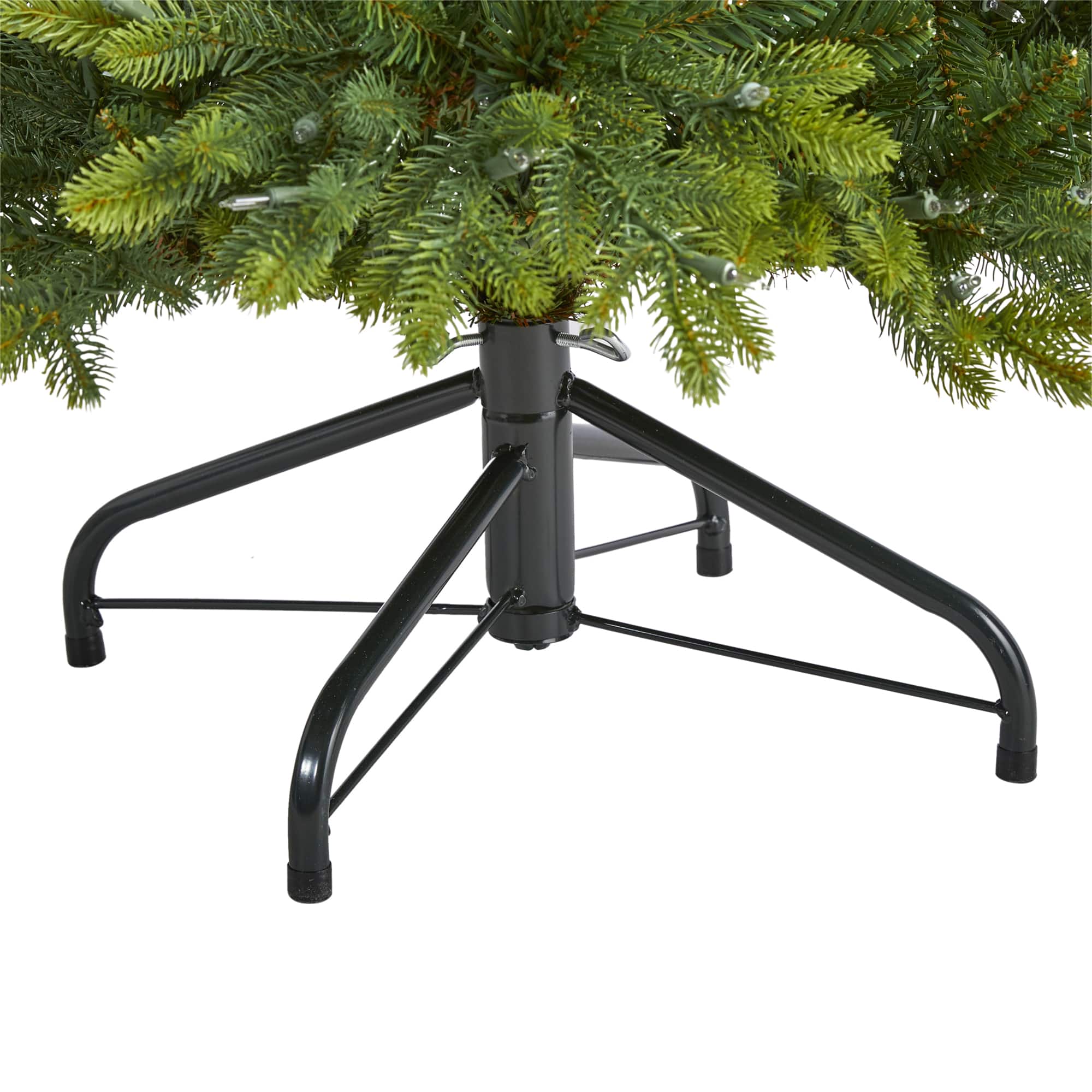4ft. Pre-Lit North Carolina Fir Artificial Christmas Tree, Clear LED Lights