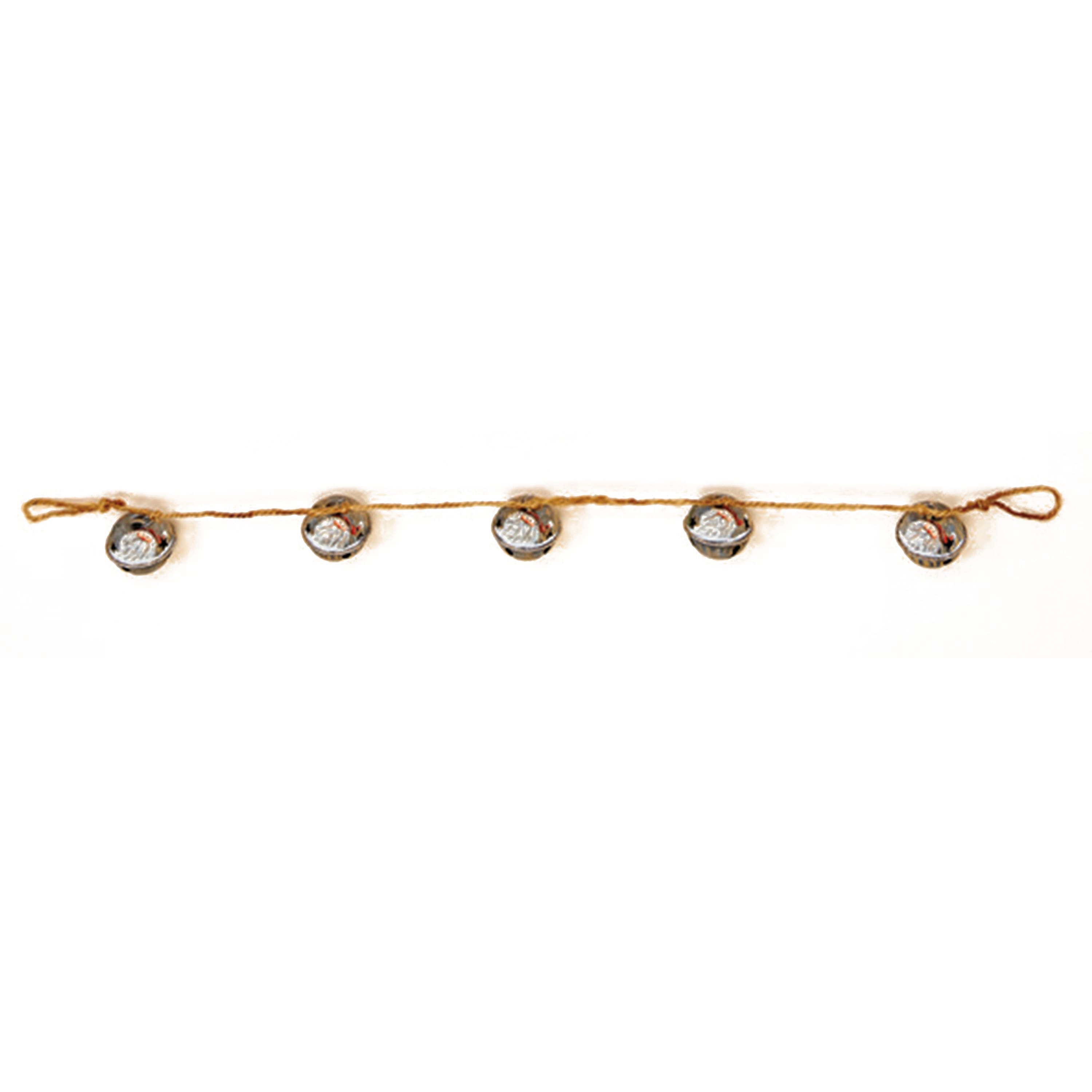 33" Metal Christmas Jingle Bell Rope Garland