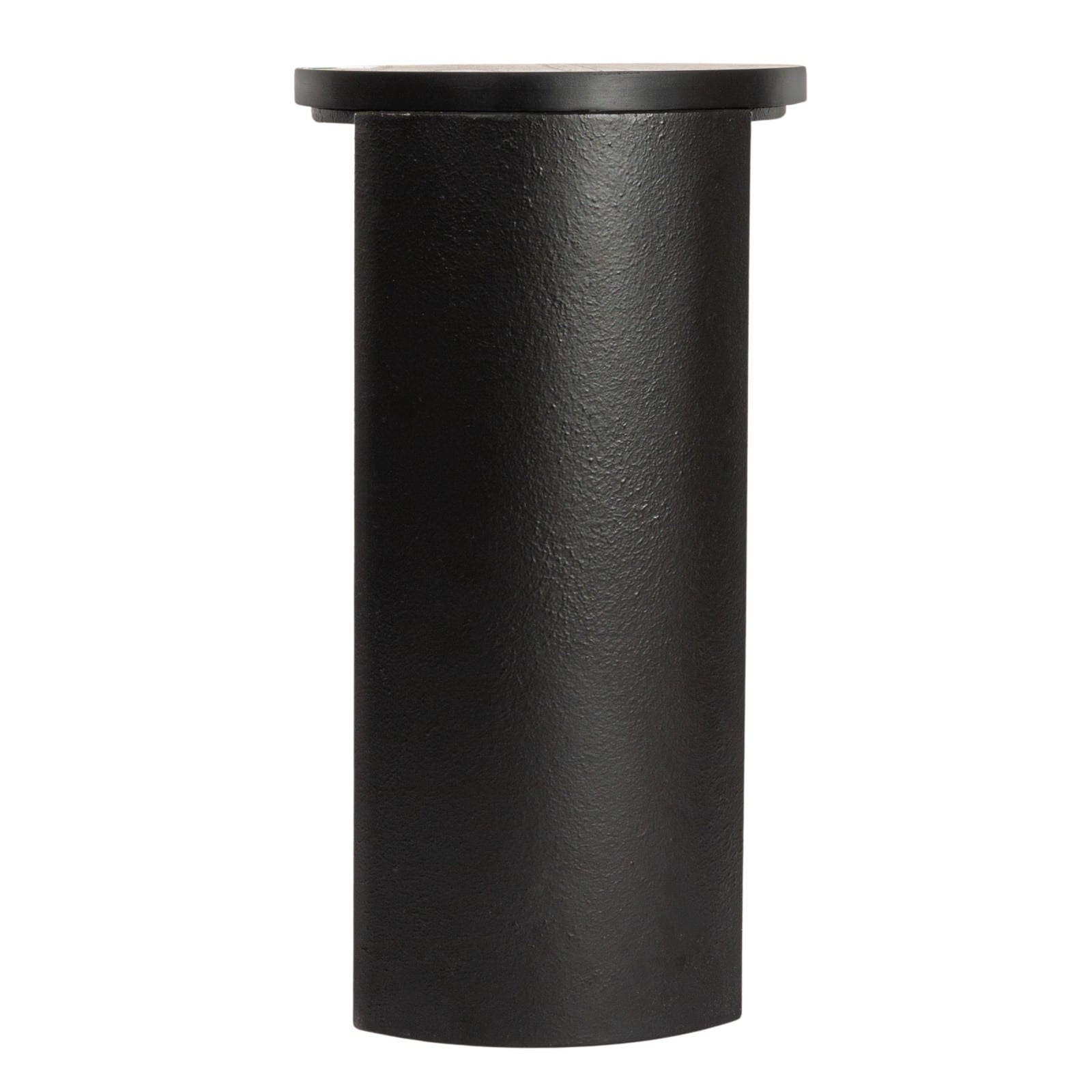 Hello Honey® Black Sleek Metal Round End Table