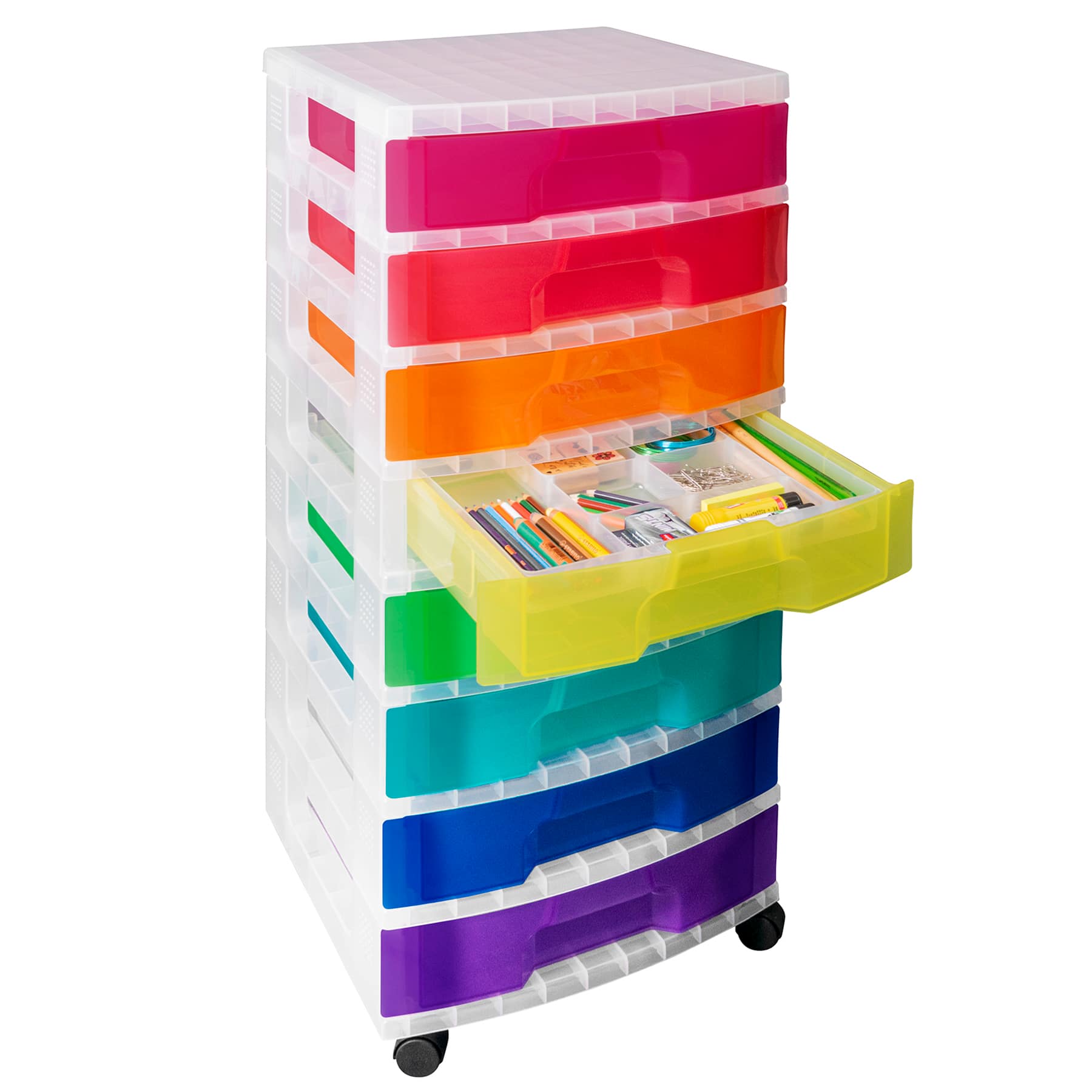 Really Useful Boxes® 8 Drawer Rolling Cart