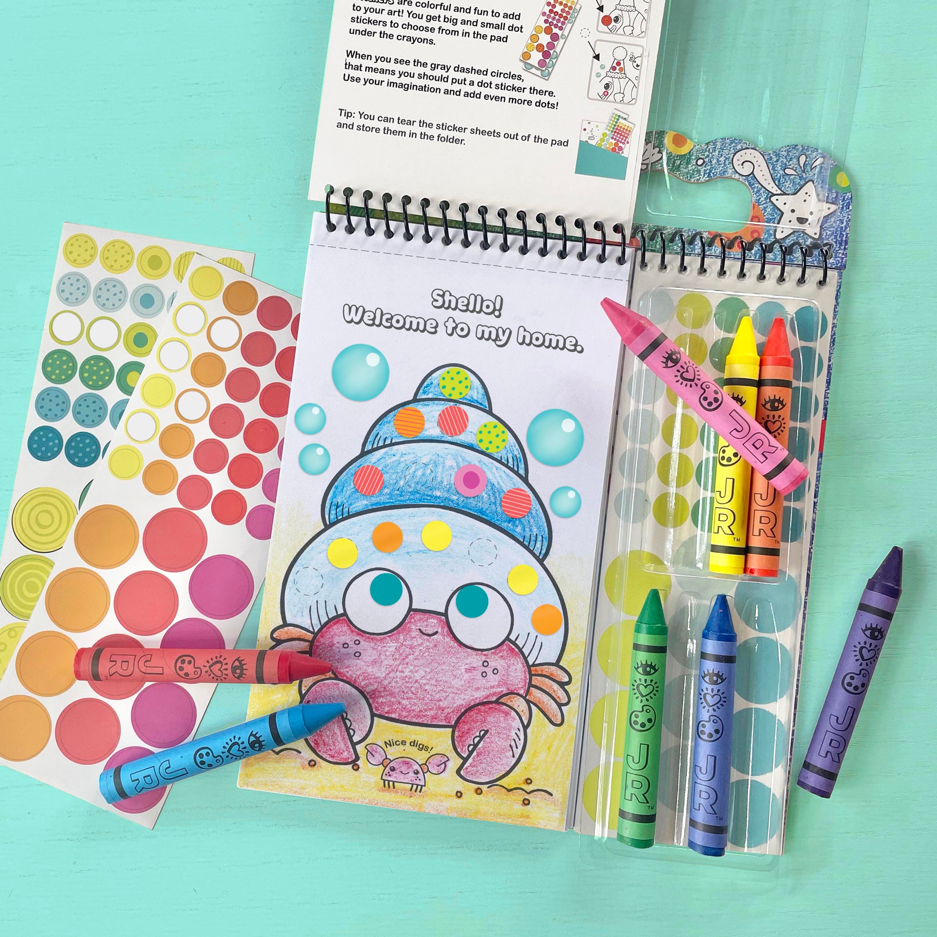 Bright Stripes iHeartArt Art on the Go! Going Dotty Ocean Activity Pad