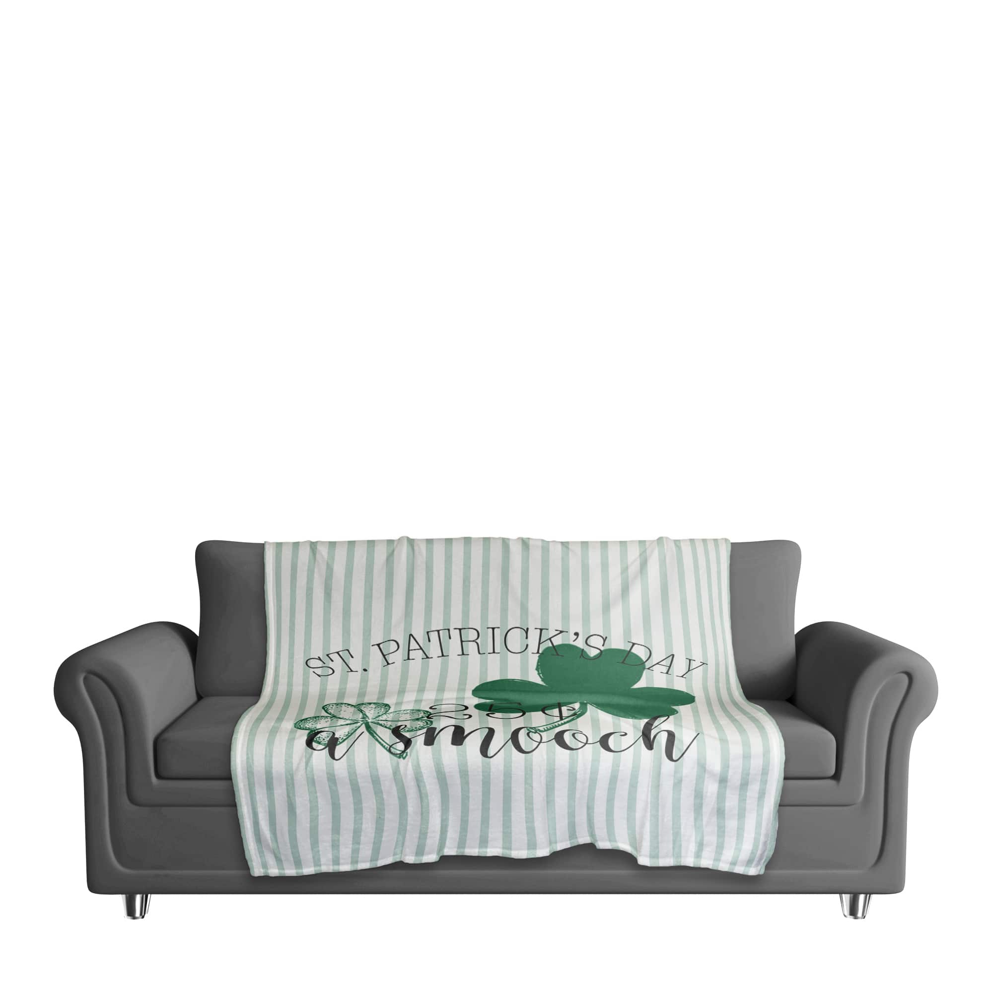 25 Cents A Smooch 50" x 60" Coral Fleece Blanket