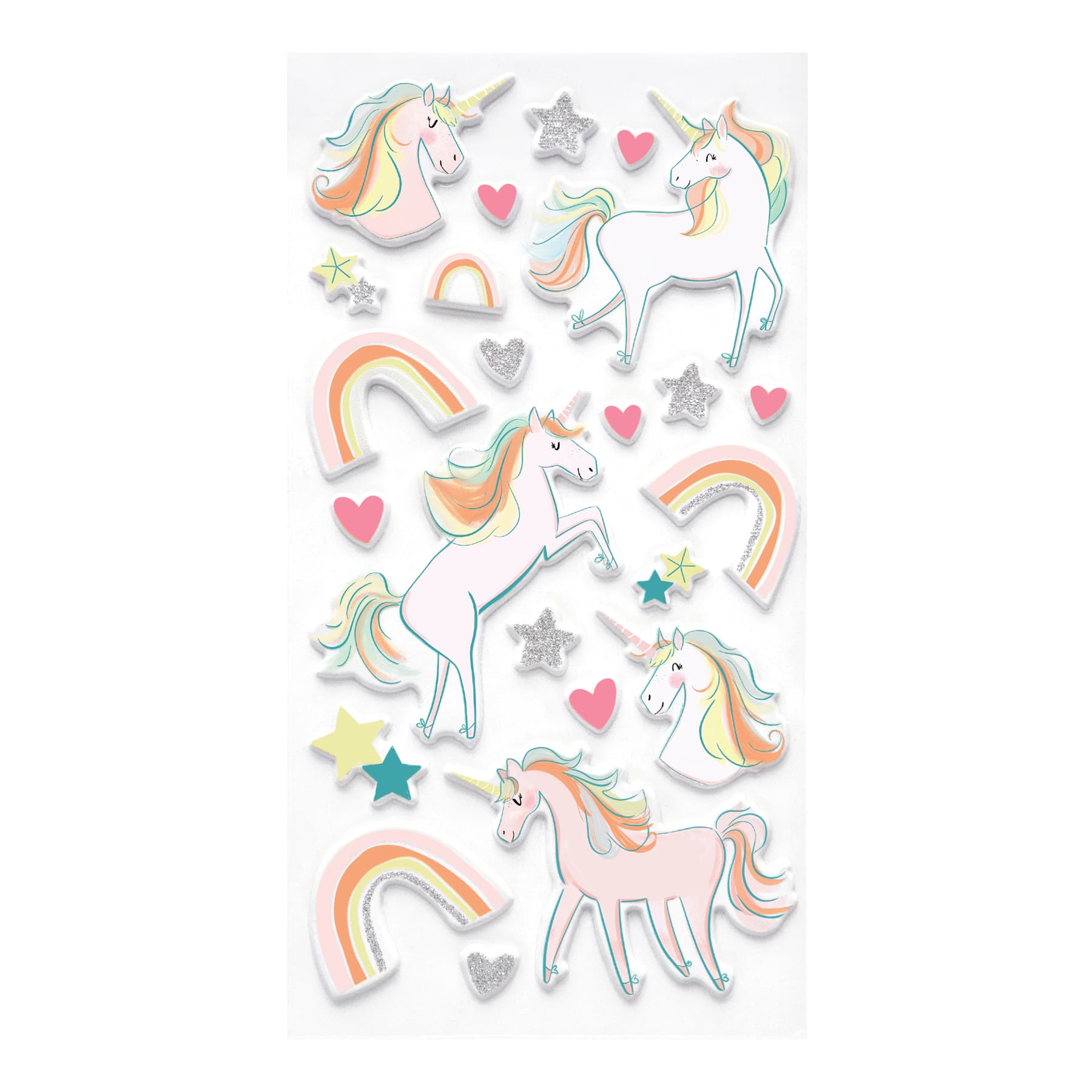 Unicorns Puffy Stickers by Recollections™