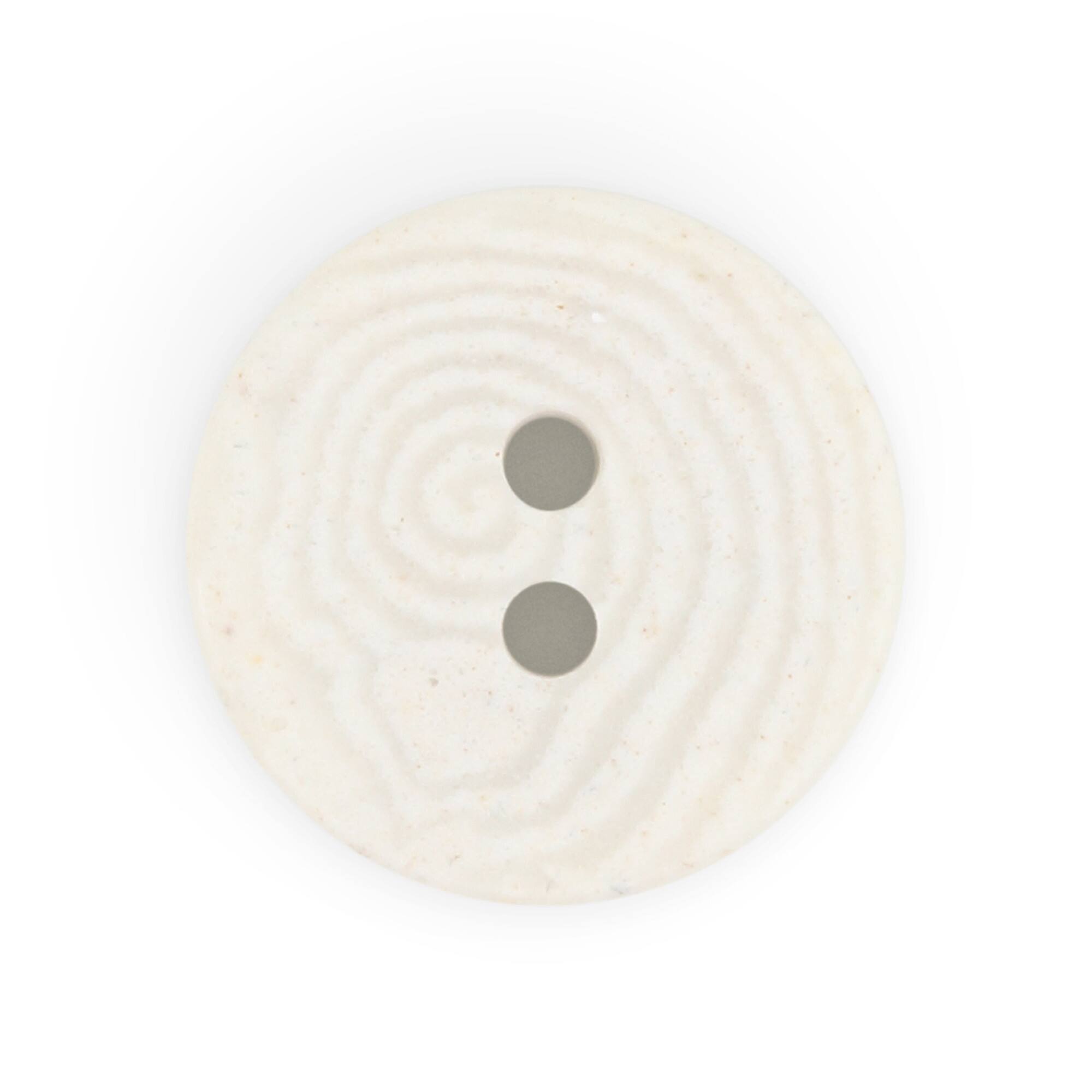 Dritz® 15mm Light Gray Recycled Corozo Round Button, 12ct.