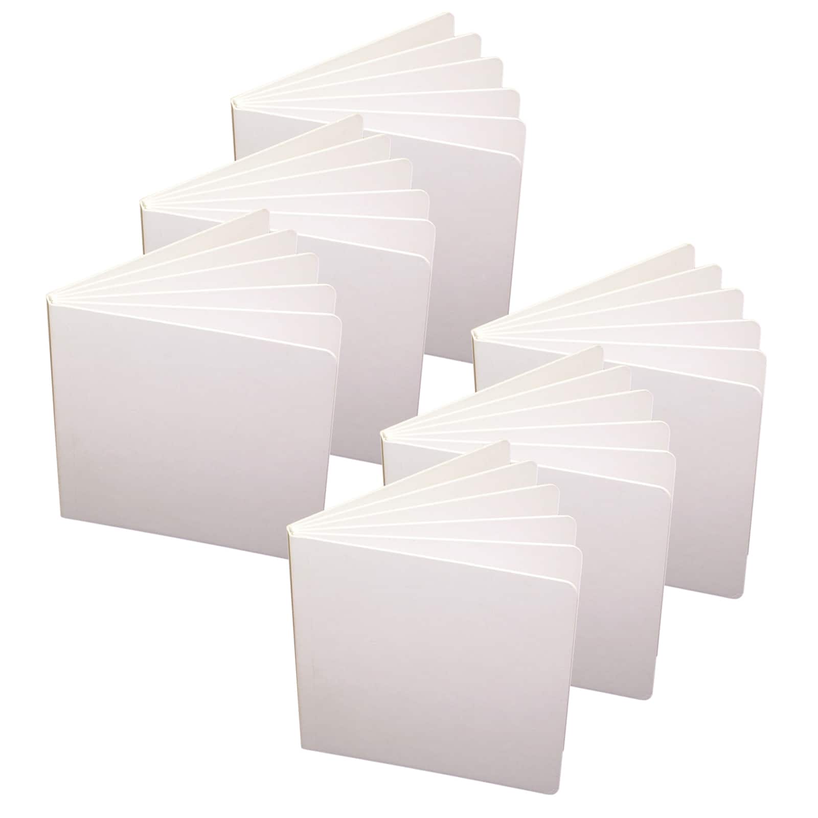 Ashley Productions White Blank Chunky Hardcover Board Books, 6ct.