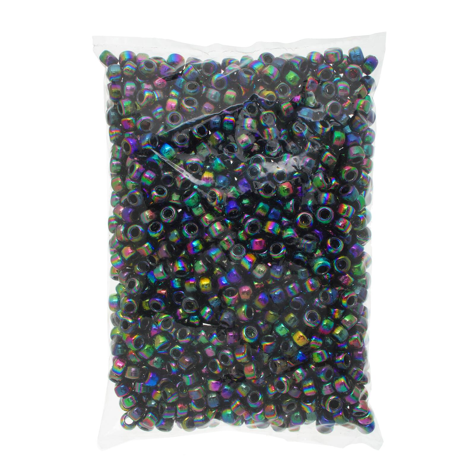 John Bead 9mm Opaque Plastic Pony Beads, 1,000ct.