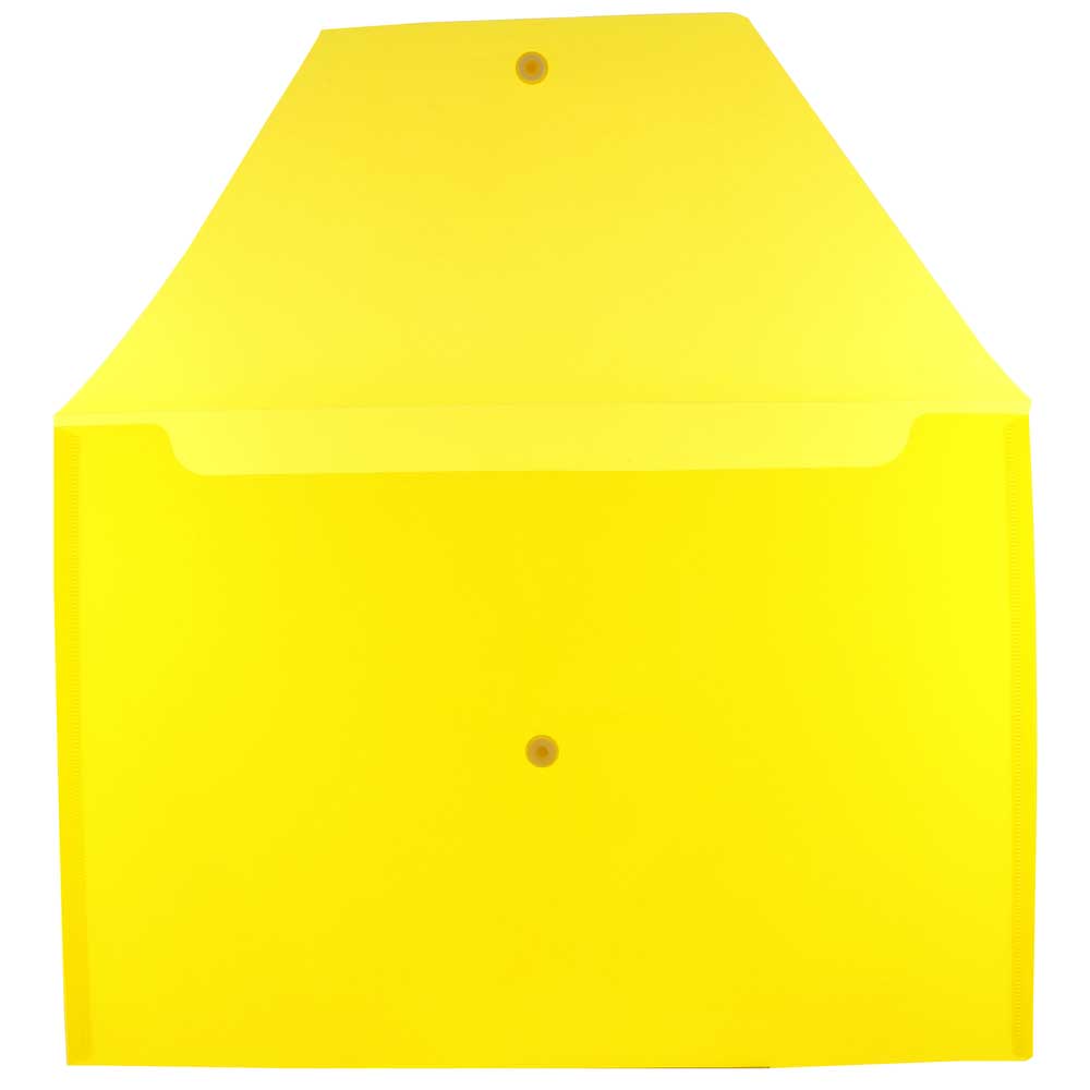 JAM Paper 9.8" x 14.5" Plastic Snap Closure Envelopes