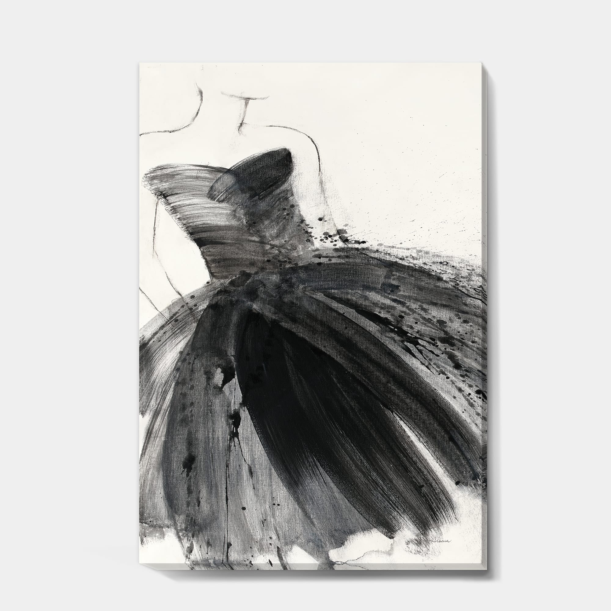 Designart - Glam and Fashion Feminine III - Fashion Figures Gallery-wrapped Canvas