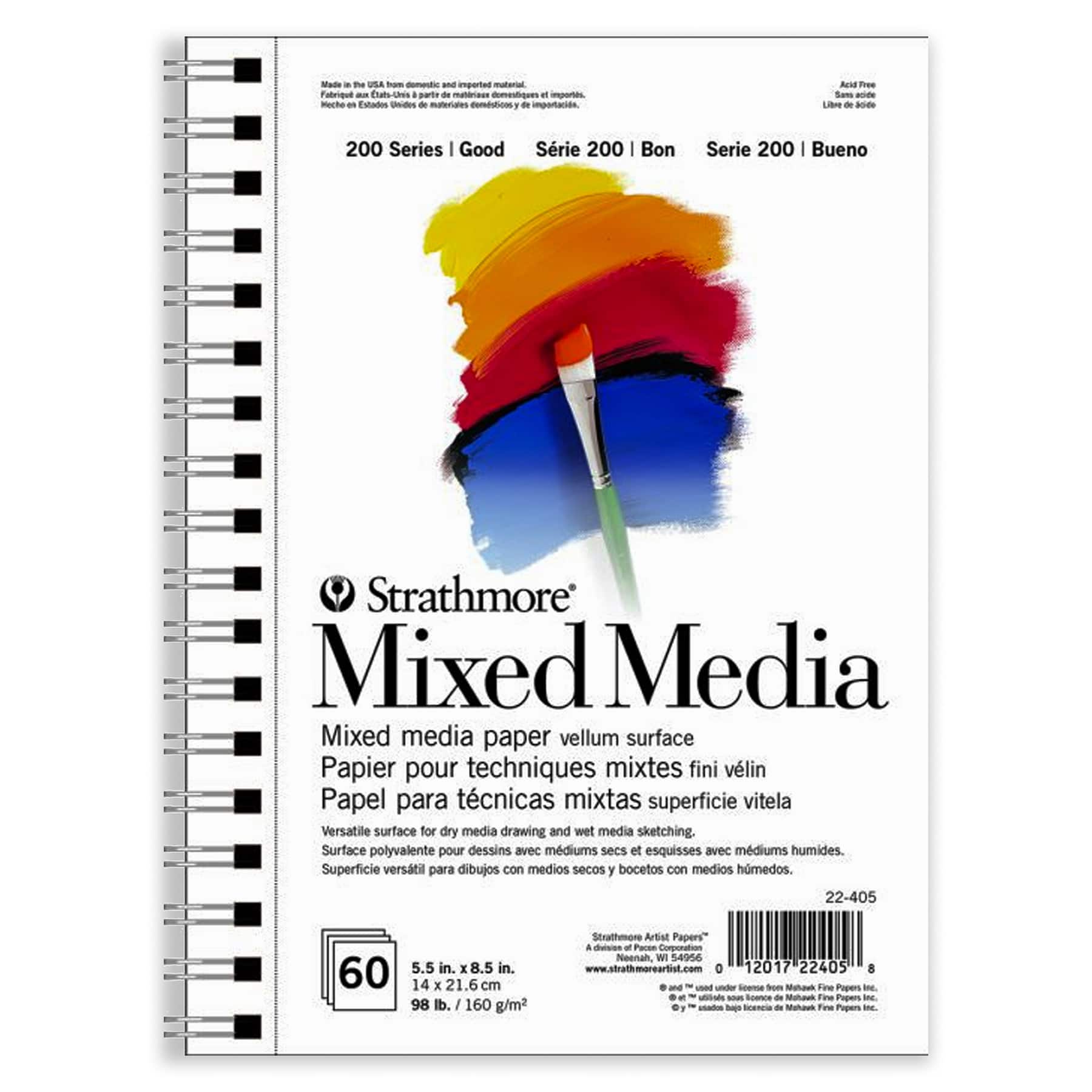 Strathmore® 200 Series Mixed Media Pad, 60 Sheets