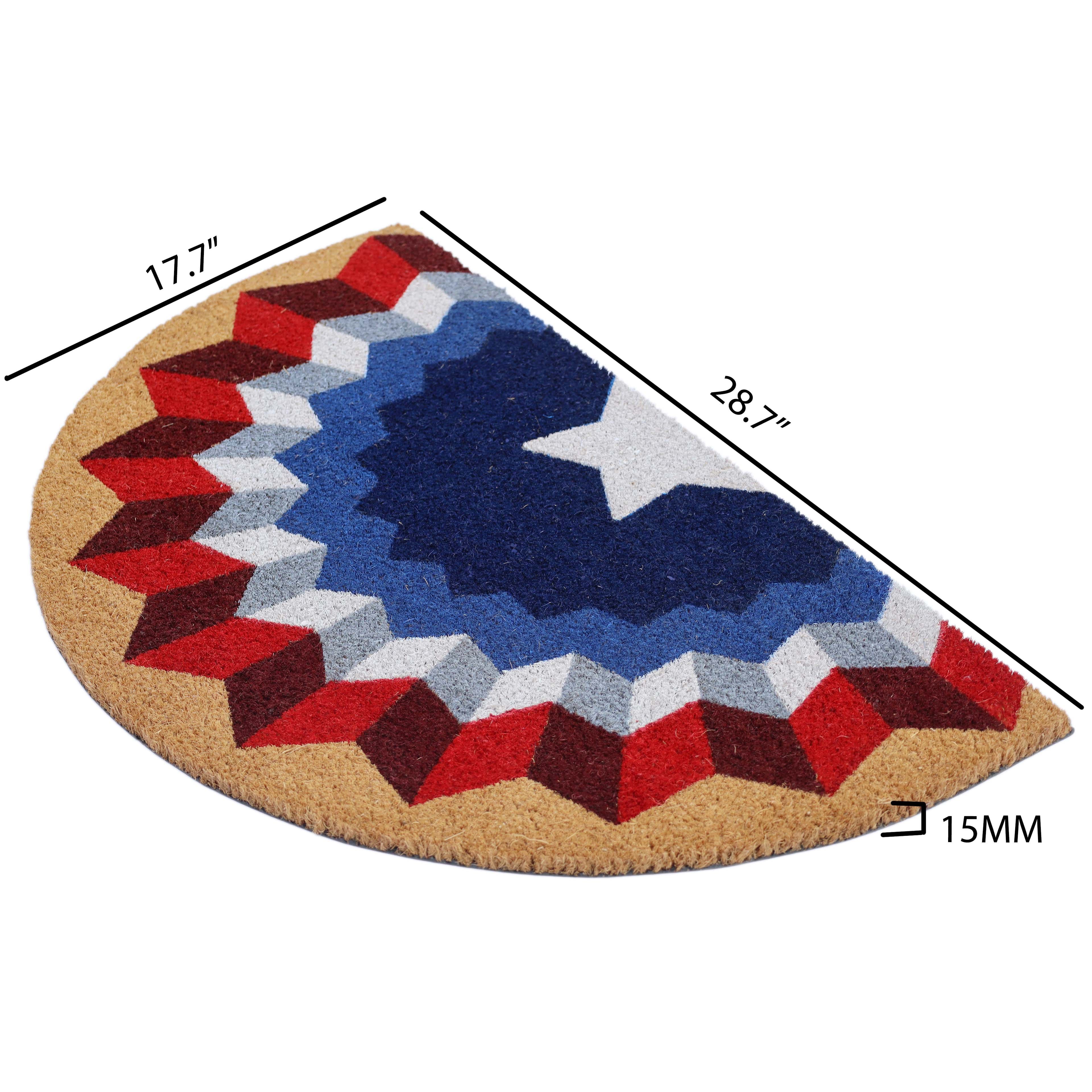 Red, White, & Blue Half Round Doormat by Ashland®