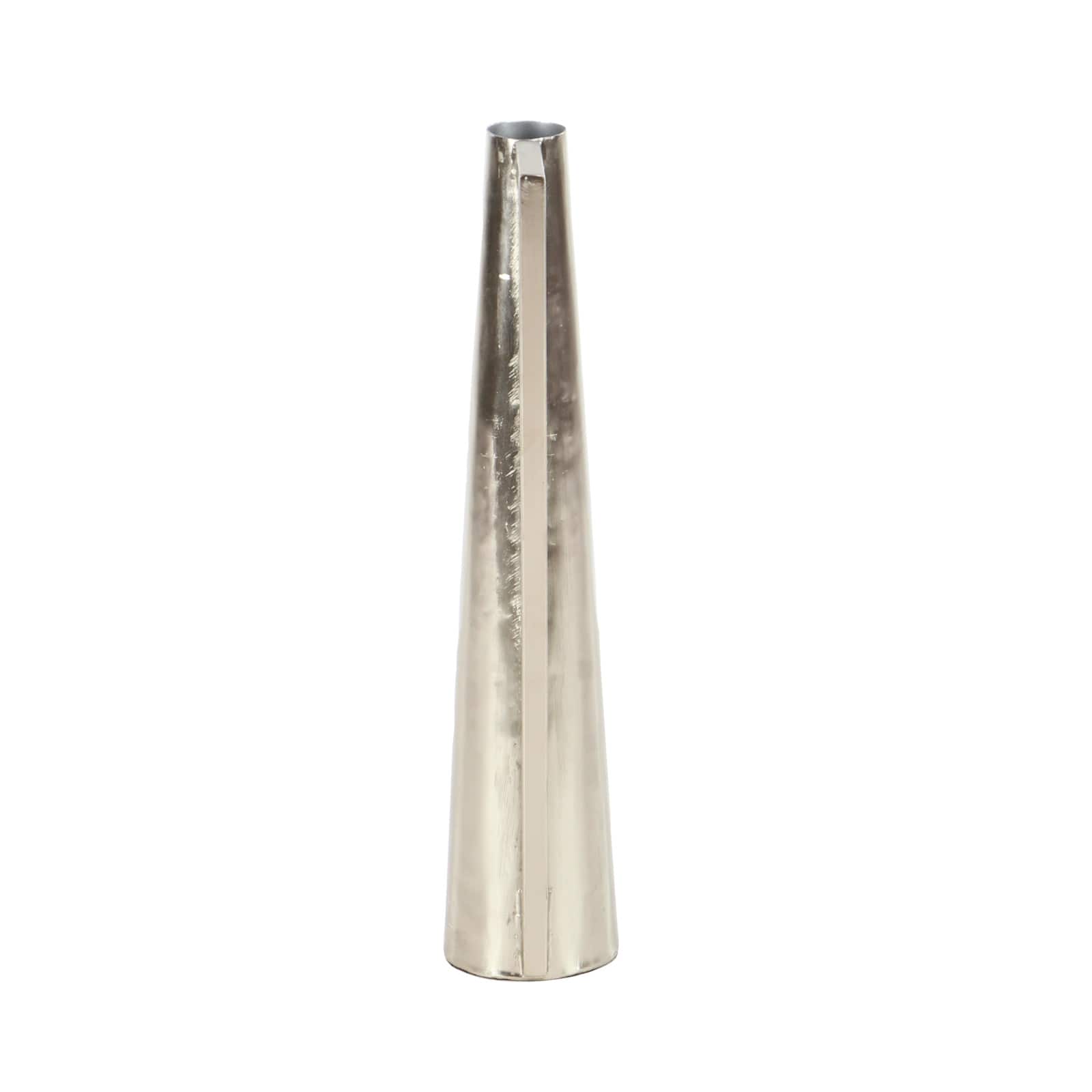 Silver Metal Glam Vase Set