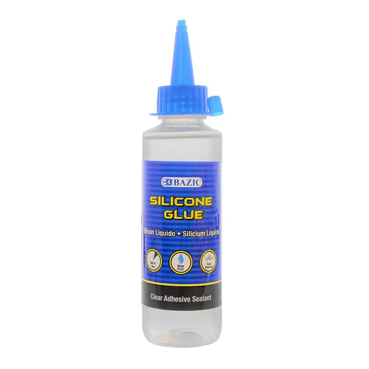 BAZIC Products® 3.38oz. Silicone Glue, 6ct.