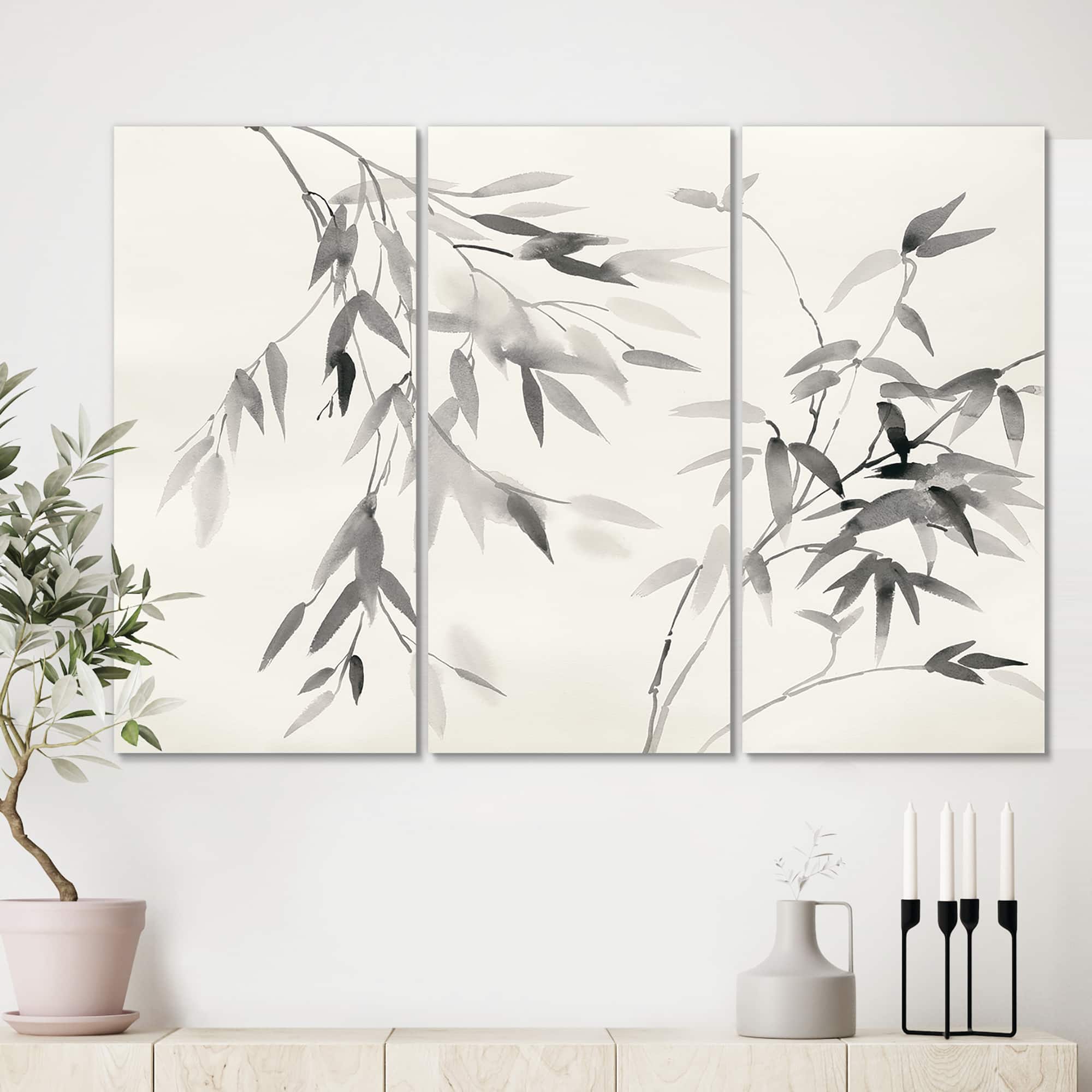 Designart - Bamboo Leaves II