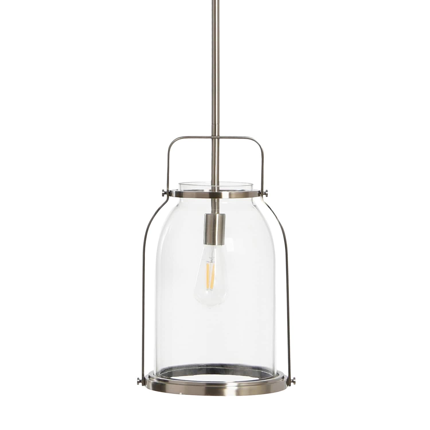 Hello Honey® Robert Stevenson Lighting Channing Metal & Glass Ceiling Light