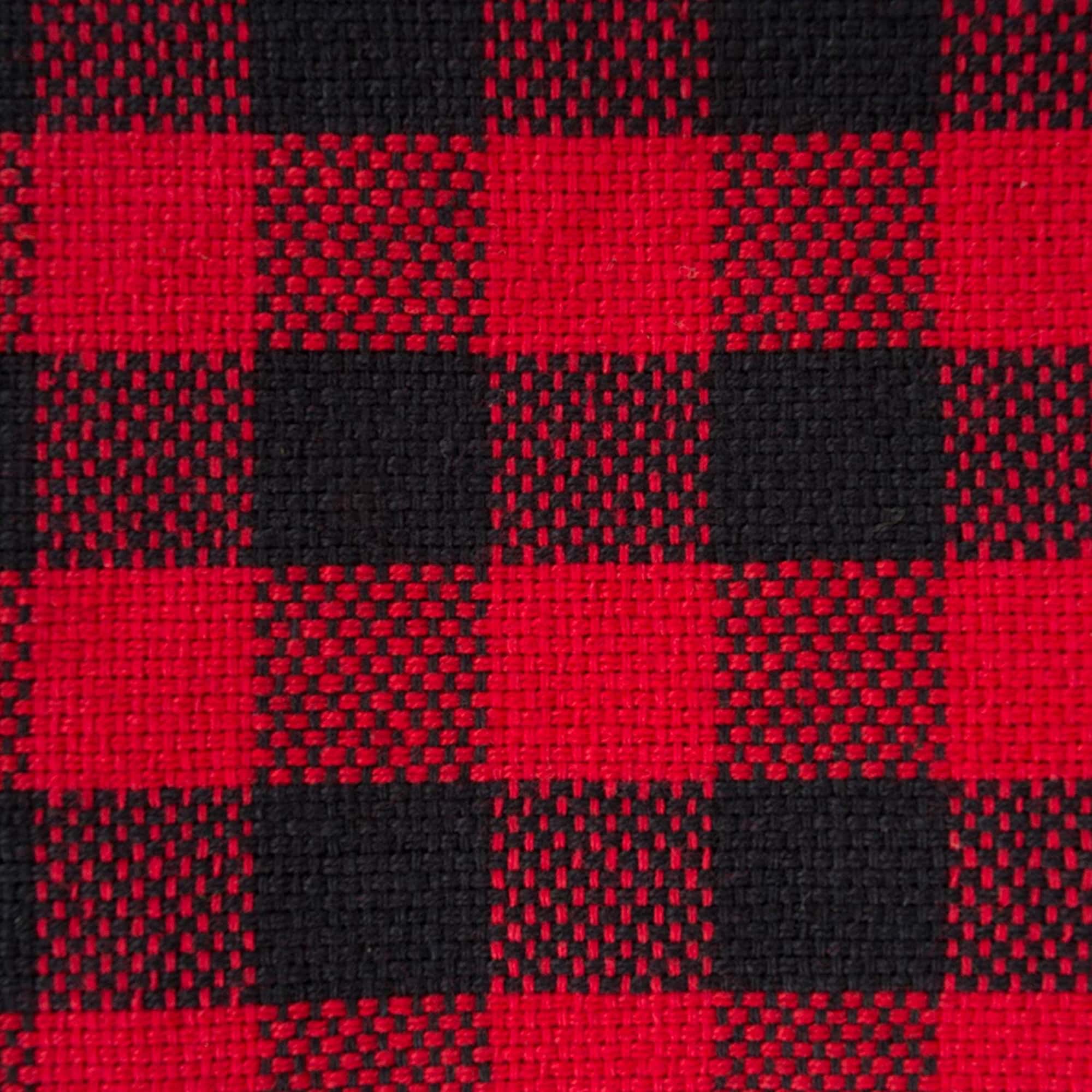 DII® Tango Red Logger Check Dishtowel & Dishcloth Set