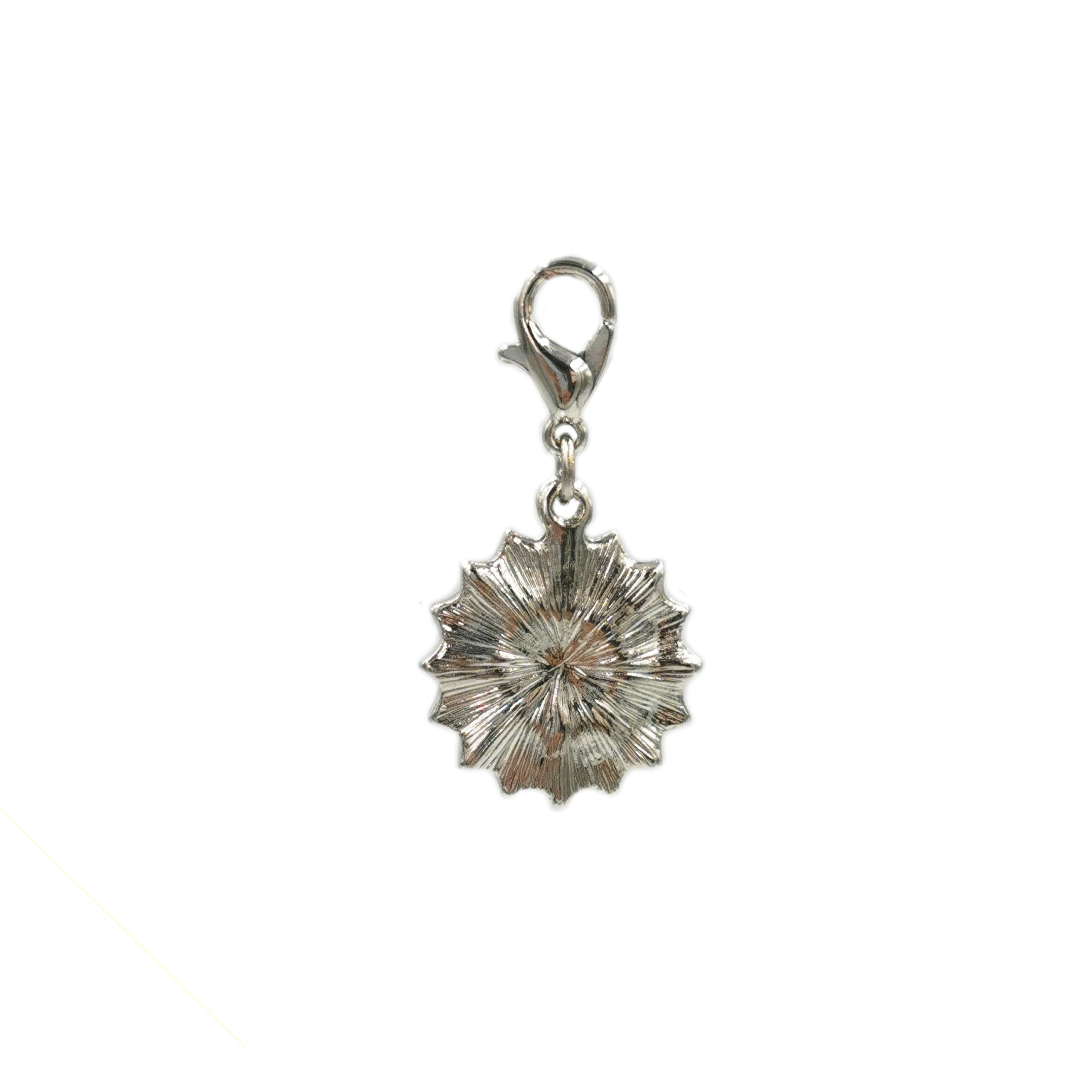 12 Pack: Charmalong™ Yellow & Rhodium Sunflower Charm by Bead Landing™