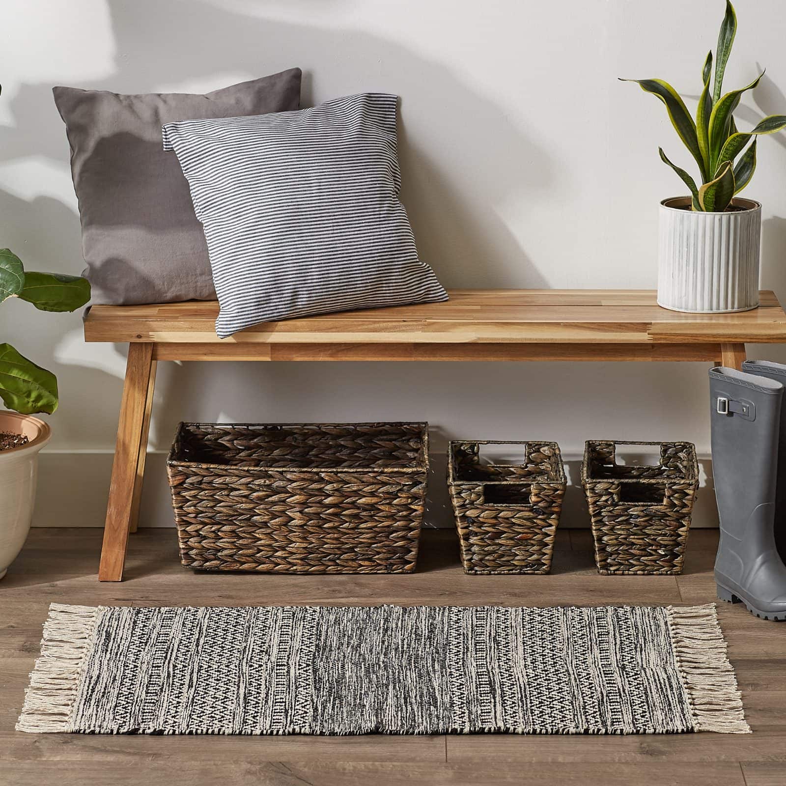 DII® Textured Dobby Hand-Loomed Rug