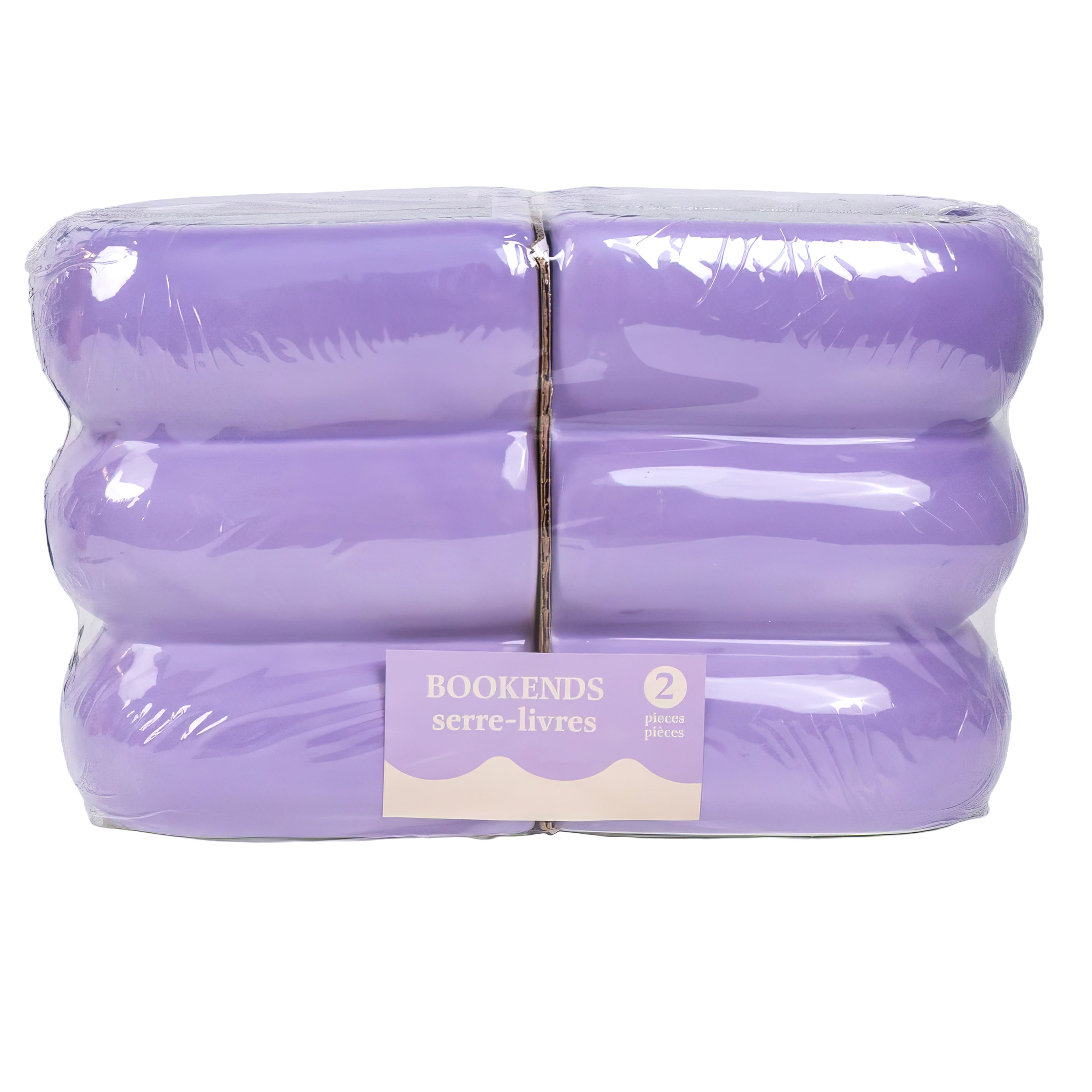 Lavender Bubble Bookend Set