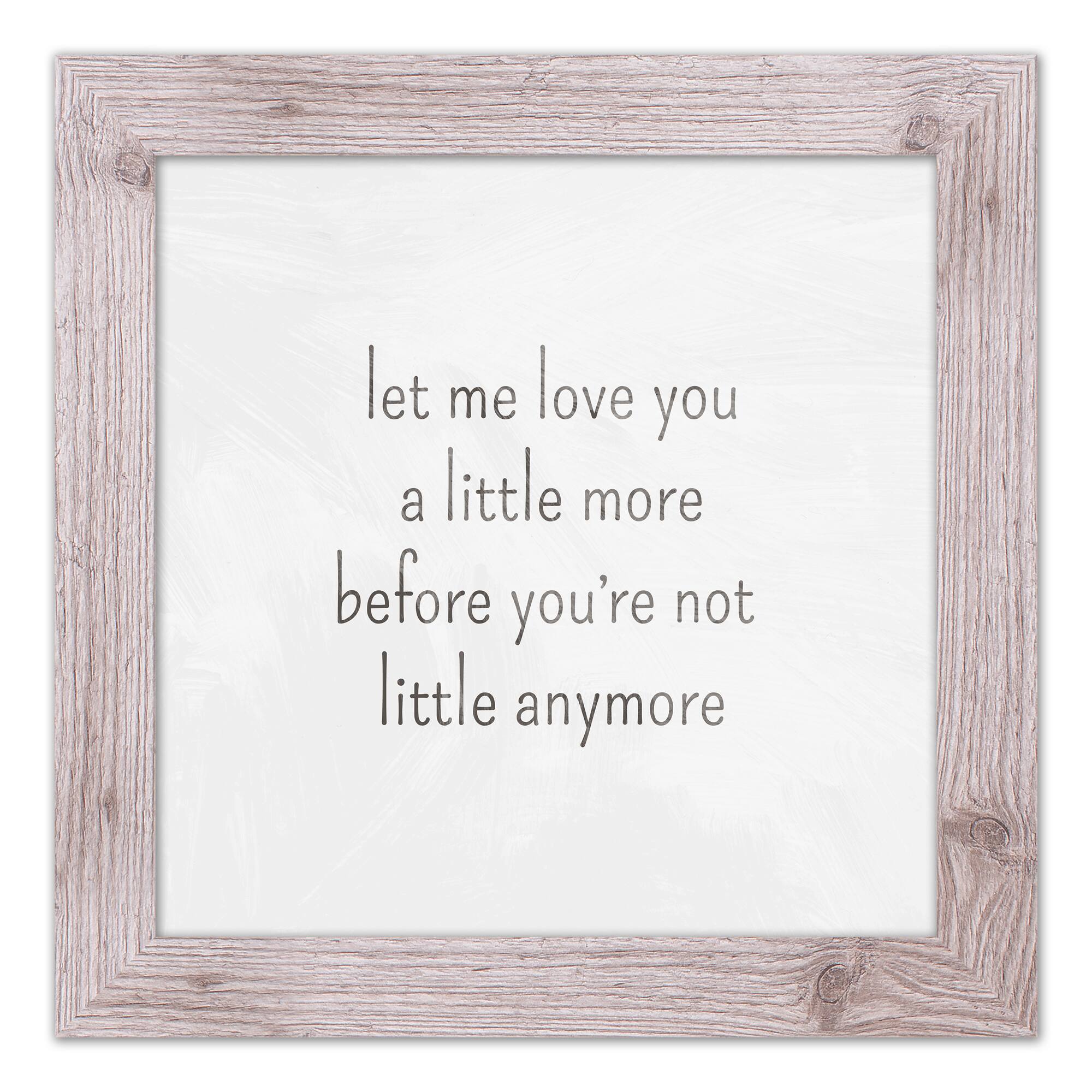 Let Me Love You A Little More Western Framed Print
