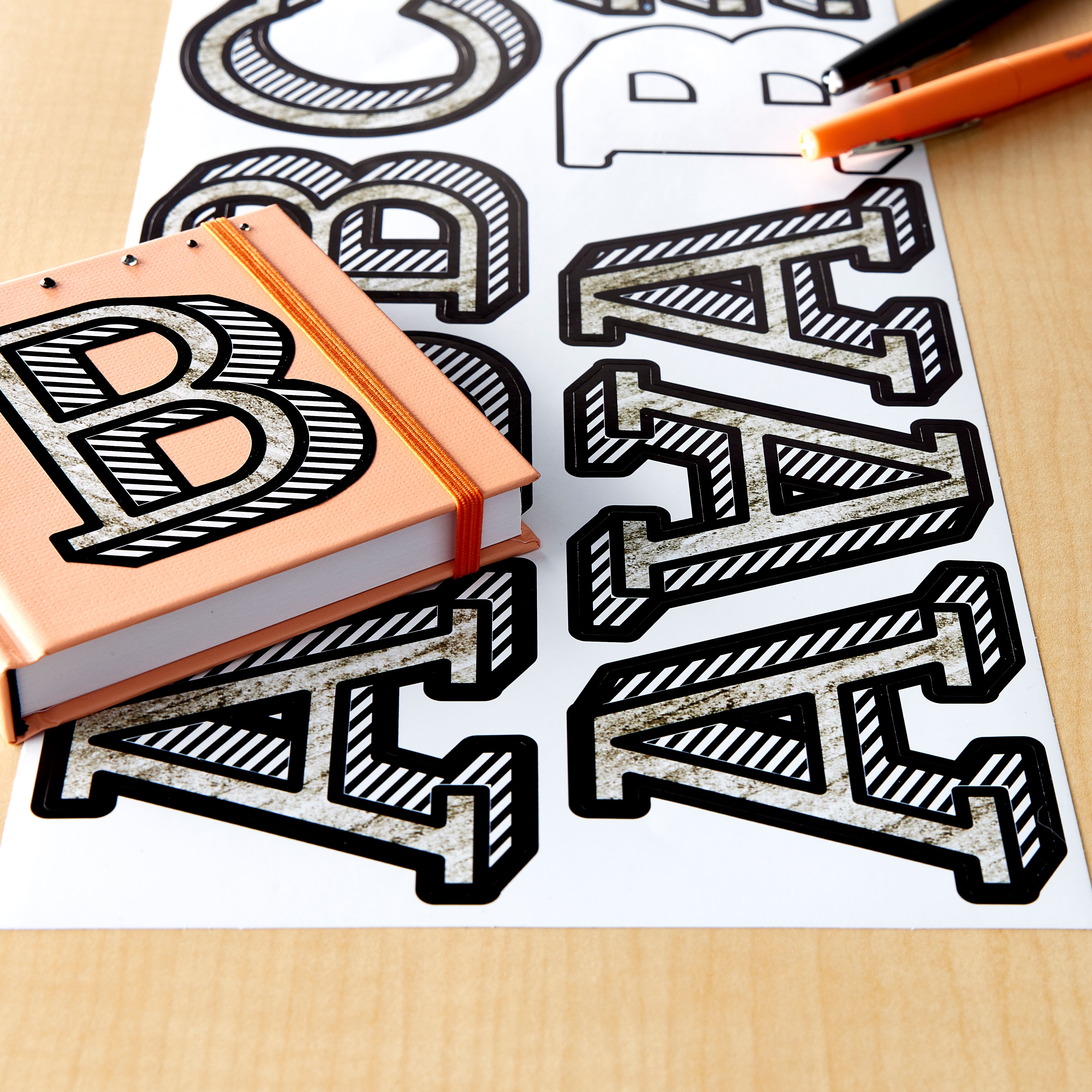 Shadow Alphabet Stickers by Recollections™