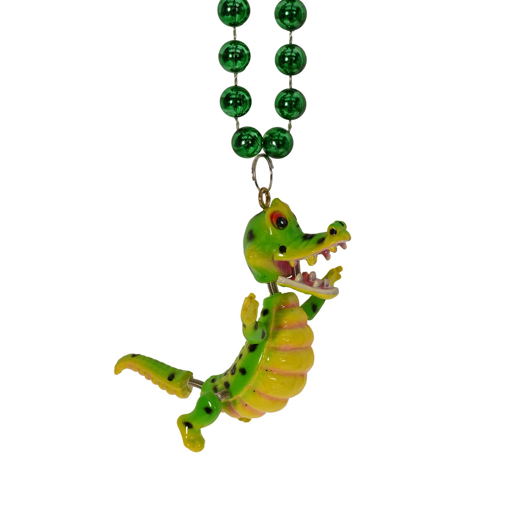 Beistle 36" Beads with Bobble Alligator Medallions, 2ct.