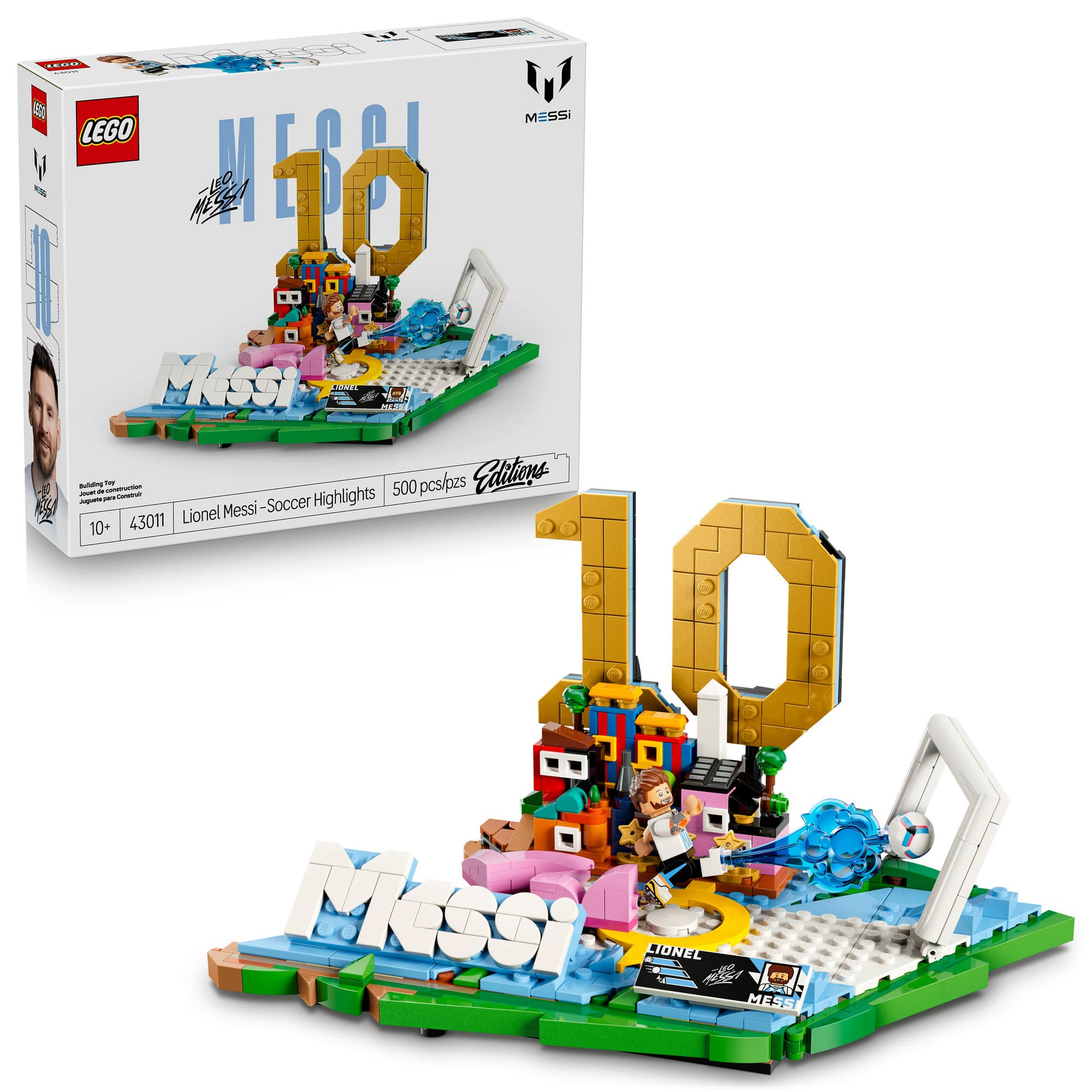 LEGO® Lionel Messi Soccer Highlights Football Editions Building Kit 43011