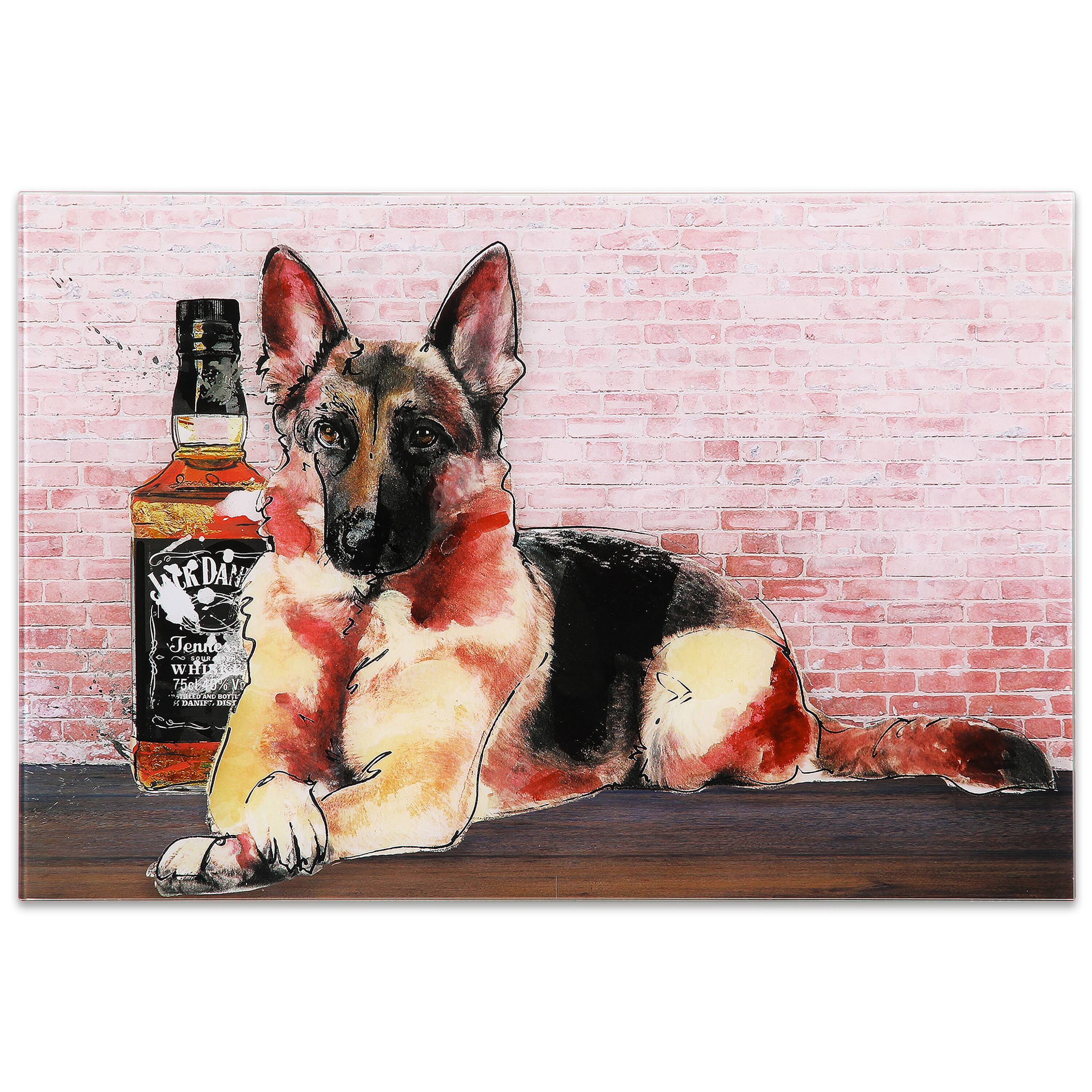 Empire Art Direct 24" x 16" German Jack Frameless Free Floating Printed Tempered Glass Wall Art