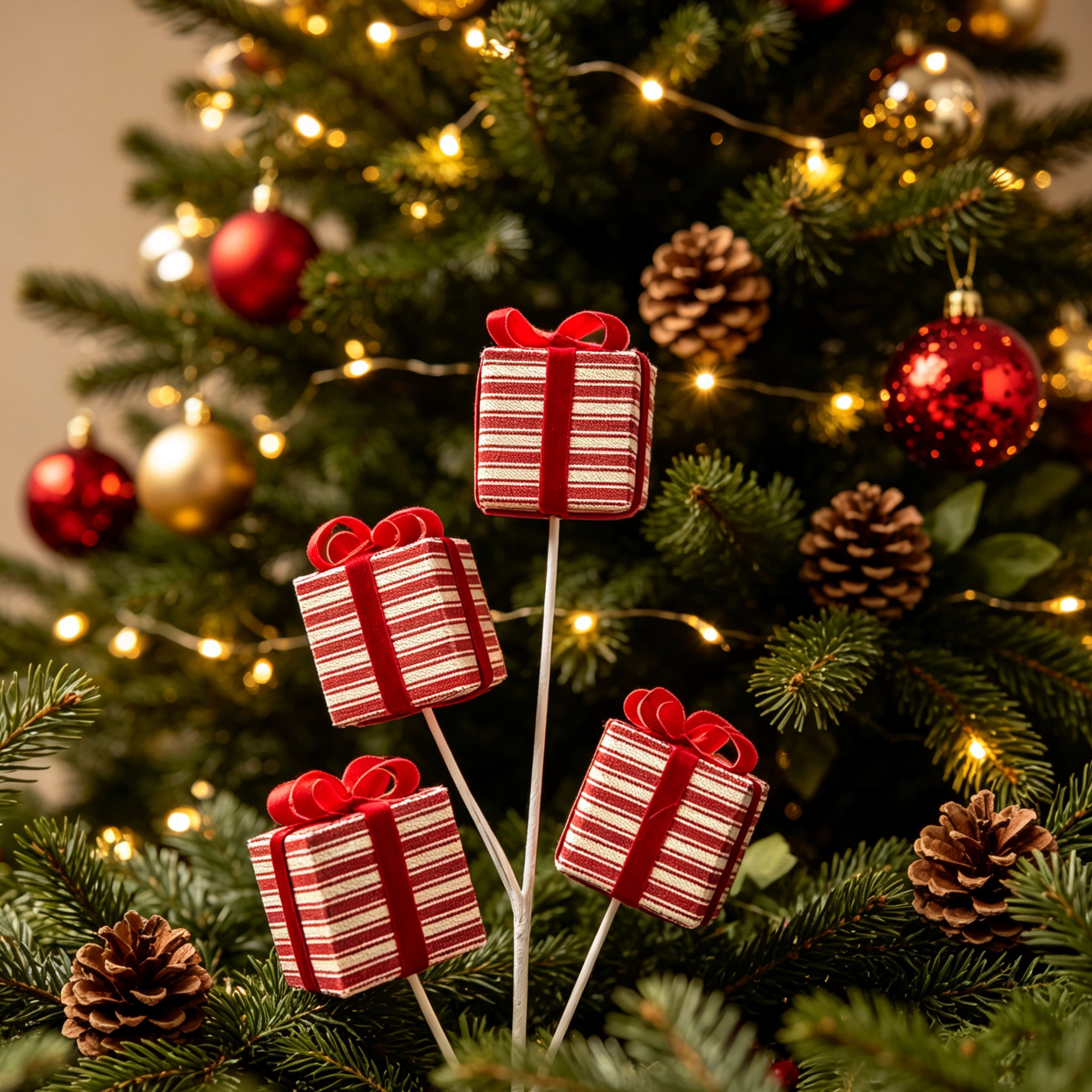 32" Ticking Stripe Gift Stem by Ashland®