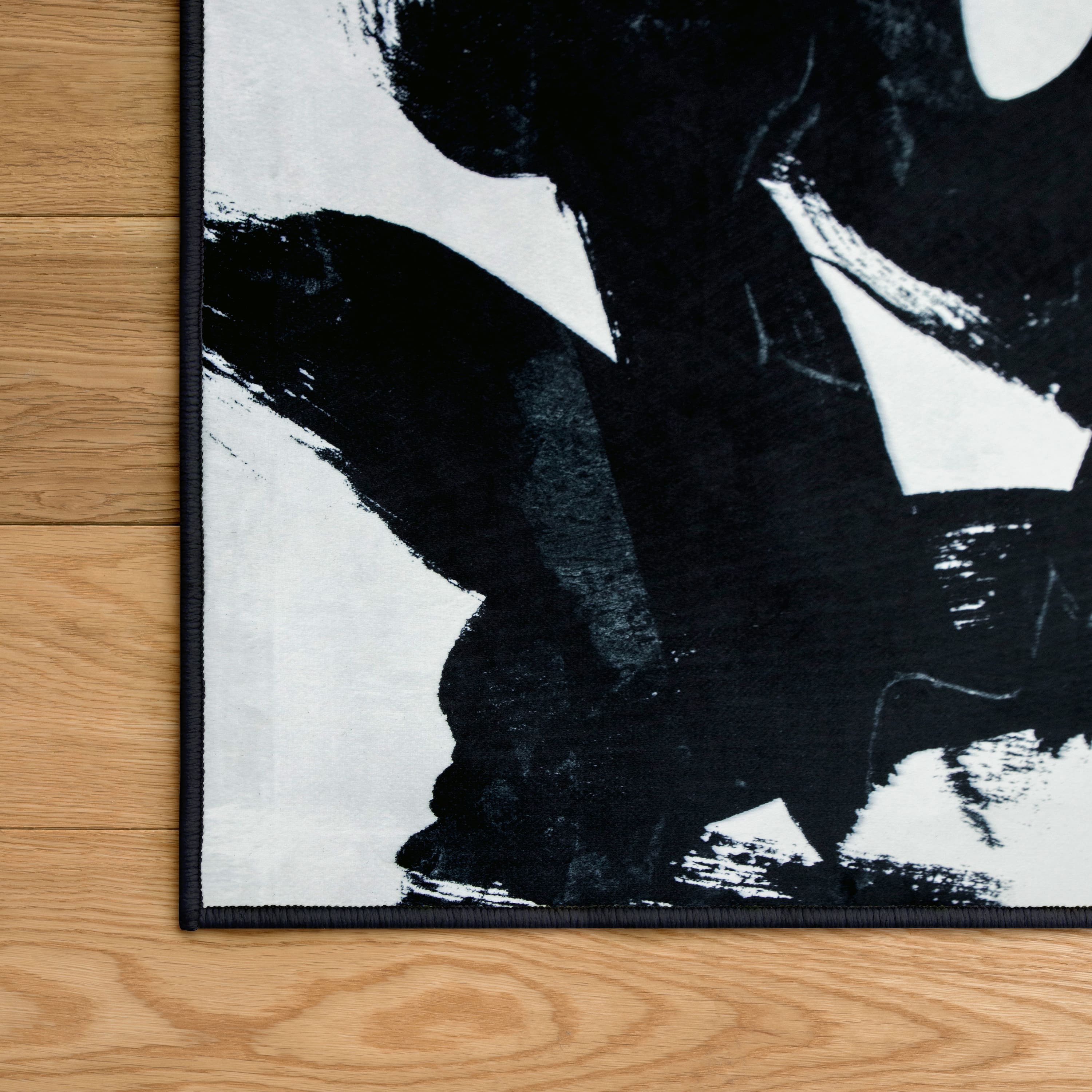 Empire Art Direct 5ft. x 7.5ft. Graffiti Tangle I B Tapis D'Art Washable Abstract Area Rug
