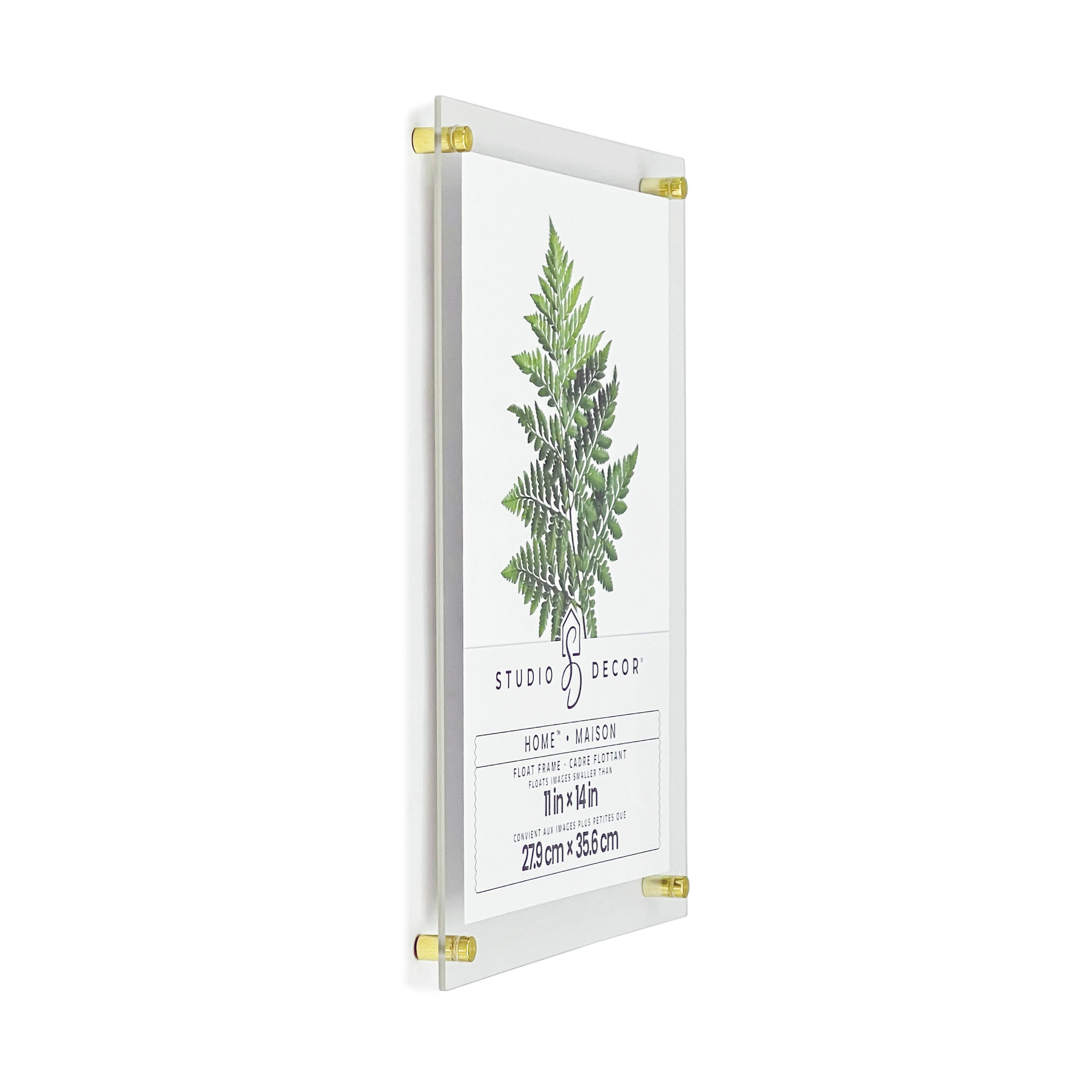 Home™ 11" x 14" Clear Float Frame by Studio Décor®