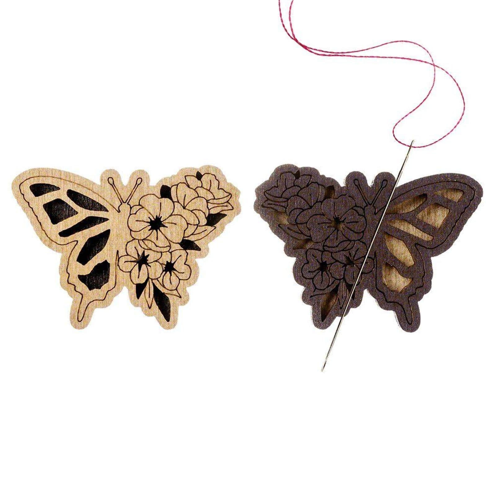 Wonderland Crafts Butterfly Magnetic Double Sided Needle Holder